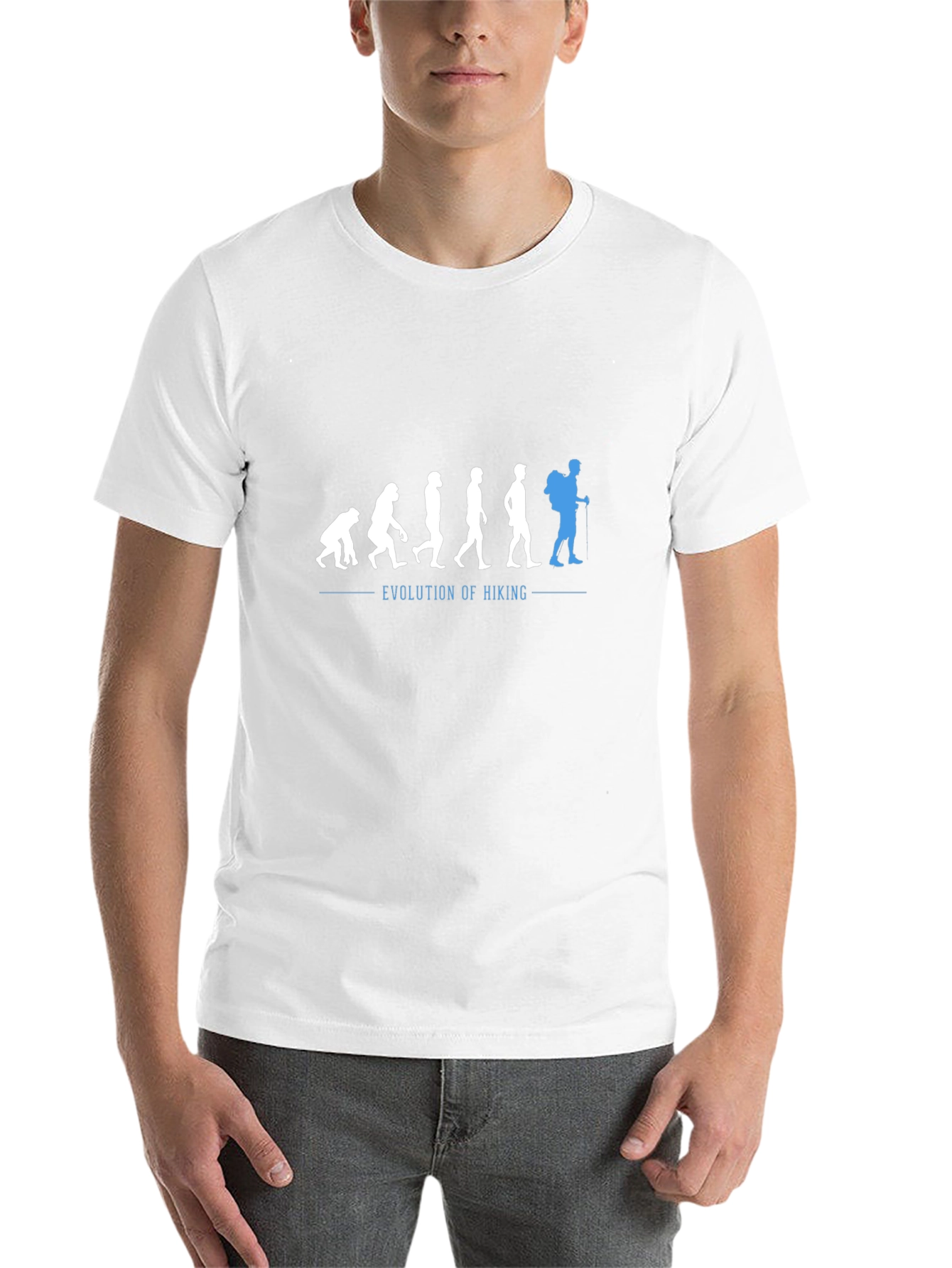 Black Evolution of Hiking Graphic Tee view 14