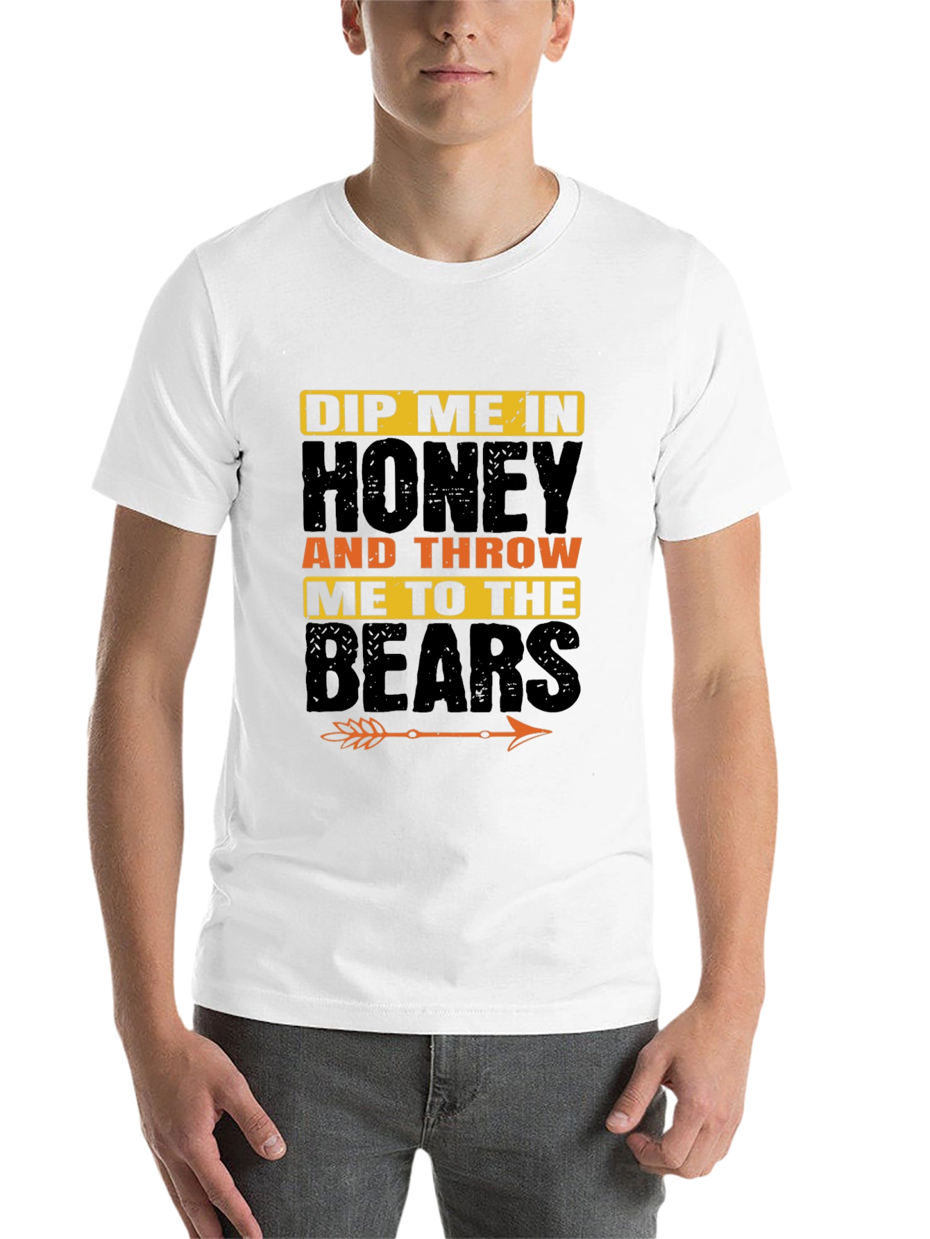 Black Dip Me In Honey T-Shirt view 14