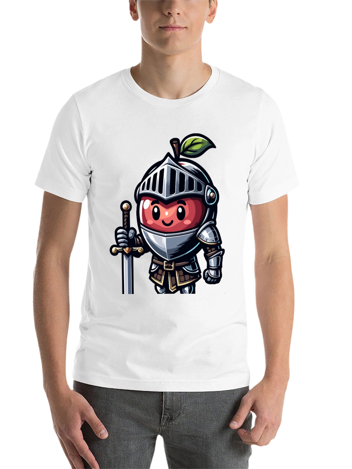Black Apple Knight T-Shirt view 14