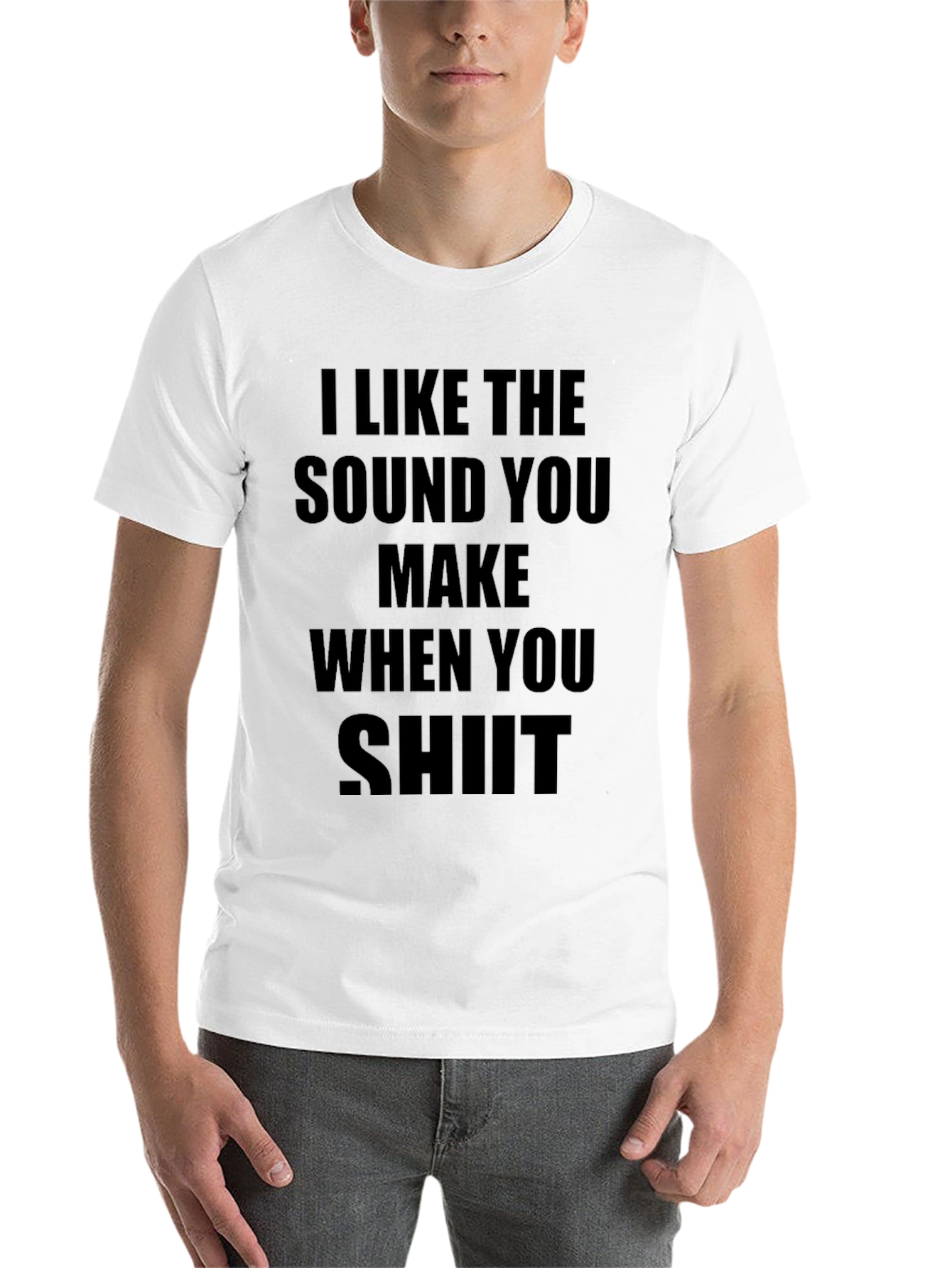 Black Funny Graphic Tee - I Like the Sound You Make view 14