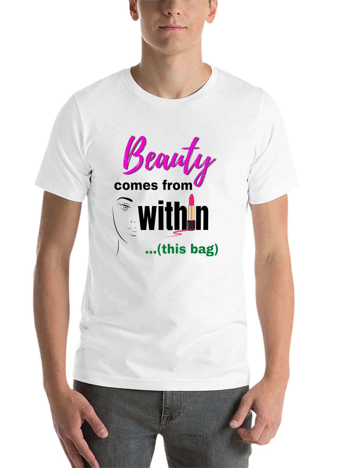 Black Beauty Comes From Within Graphic T-Shirt view 14