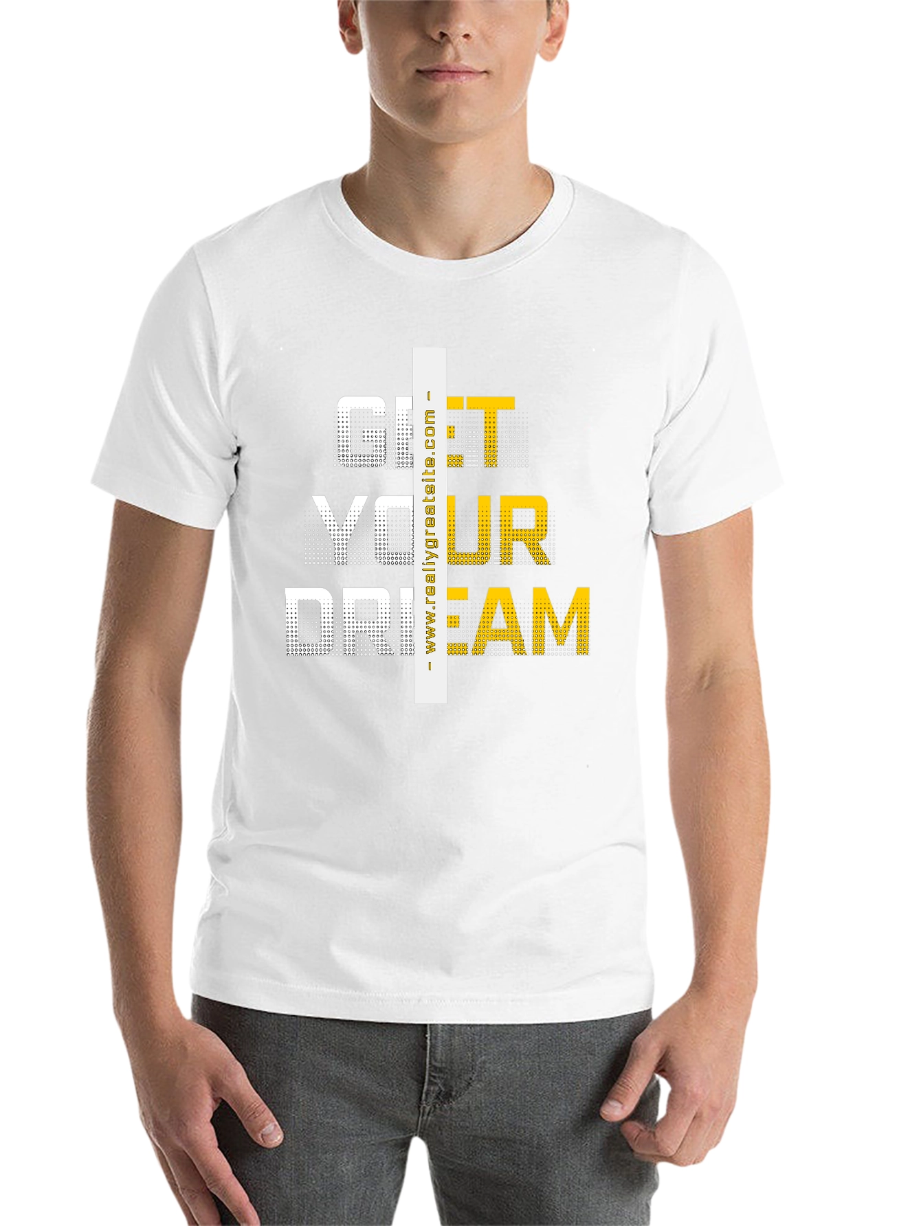 Black Get Your Dream Graphic Tee - Black Casual T-Shirt view 14
