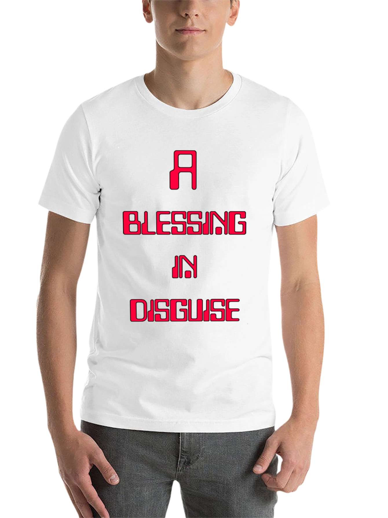 Black A Blessing in Disguise Graphic T-Shirt view 14