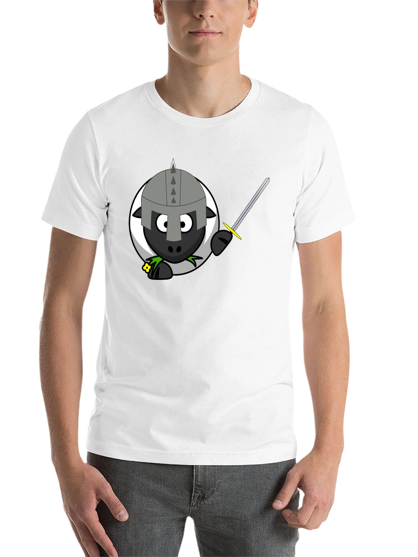 Black Knight Sheep Graphic T-Shirt view 14