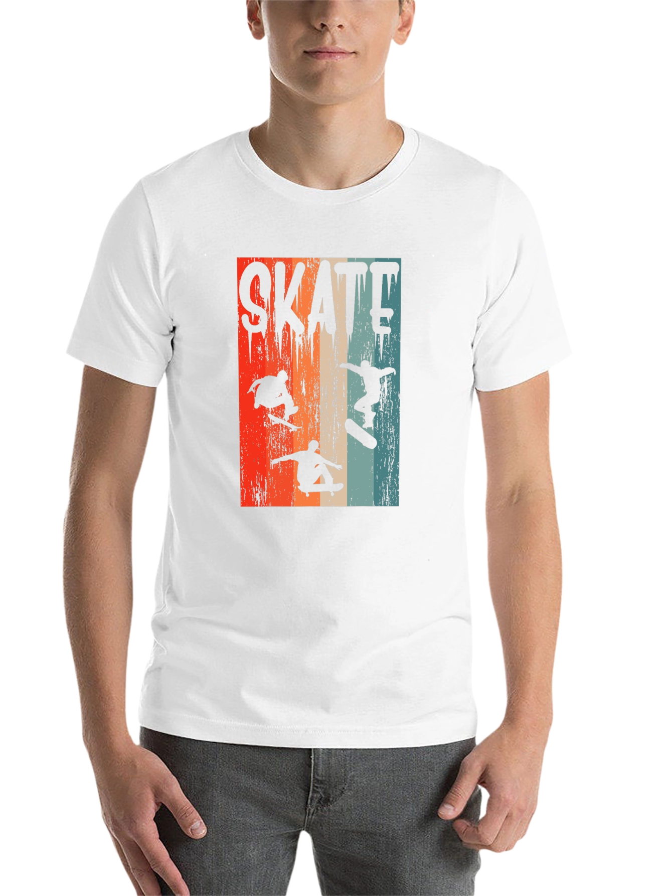 Vintage Skate T-Shirt - Retro Skateboard Design - 14