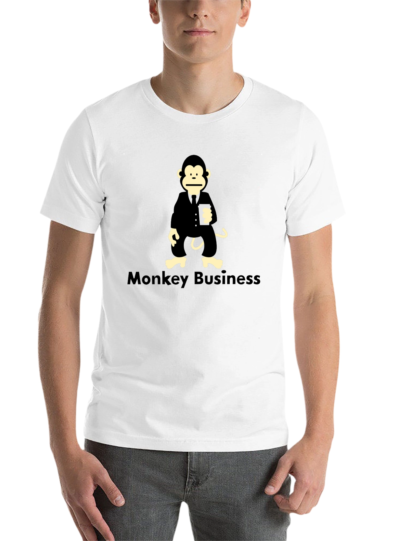 Black Monkey Business T-Shirt - Black view 14
