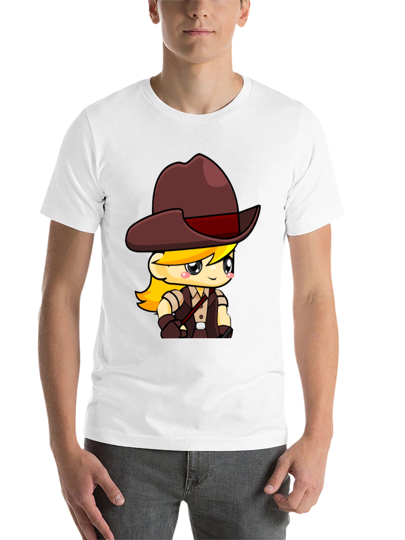 Black Cartoon Explorer T-Shirt - Black view 14