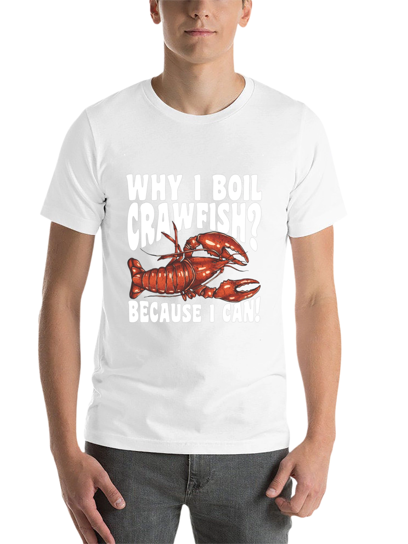 Black Crawfish Boil T-Shirt - Because I Can! view 14
