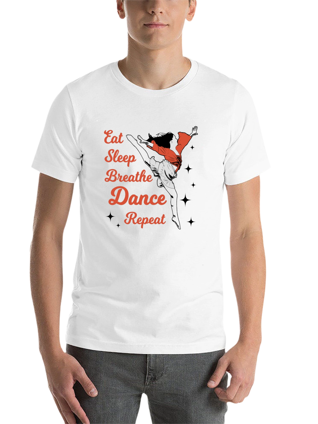 Black Eat Sleep Dance Repeat T-Shirt view 14
