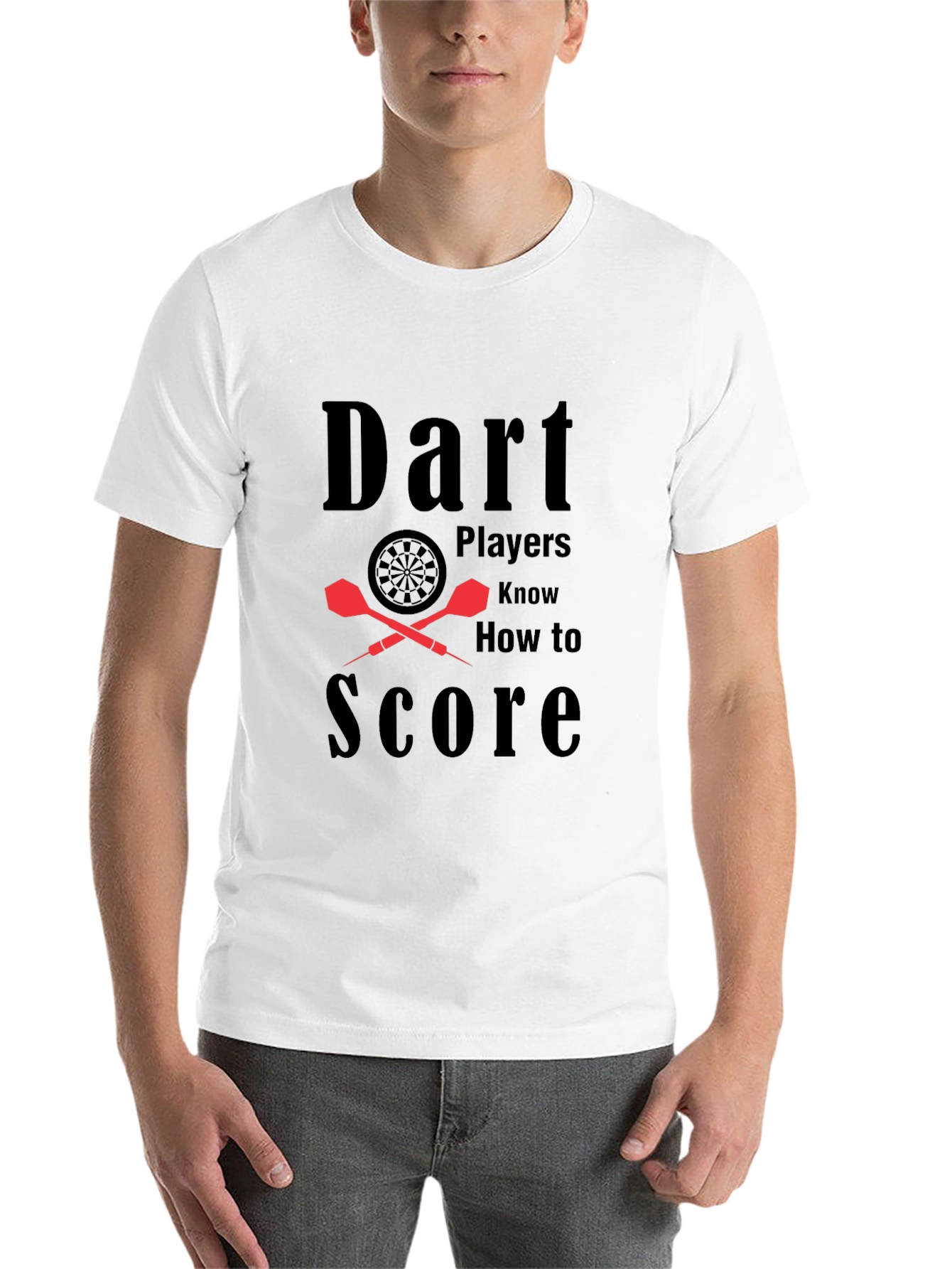 Black Dart Players Know How to Score Graphic T-Shirt view 14