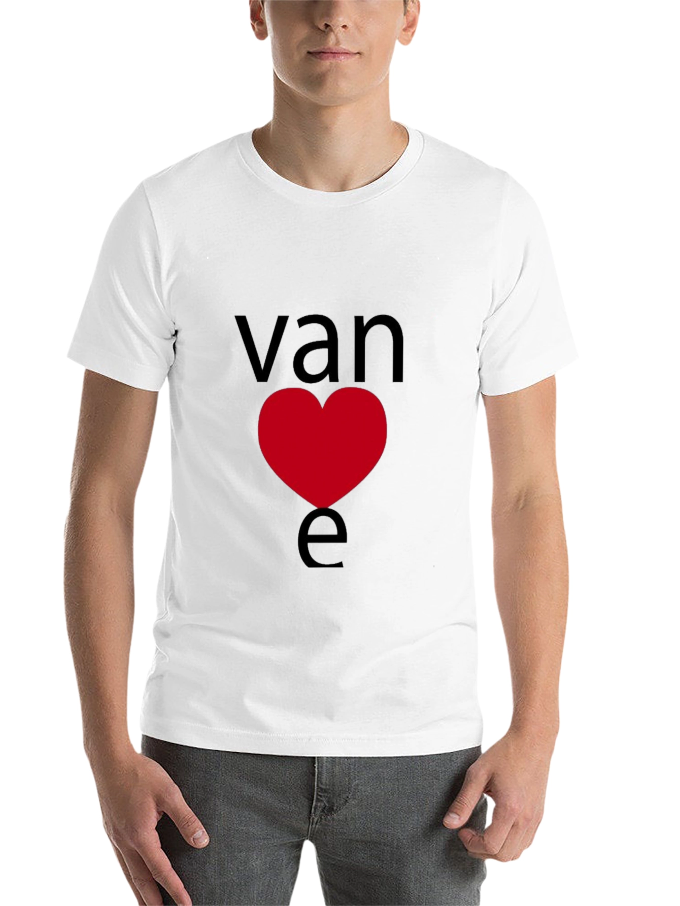 Black Van Love - Graphic T-Shirt - Short Sleeve Crew Neck view 14