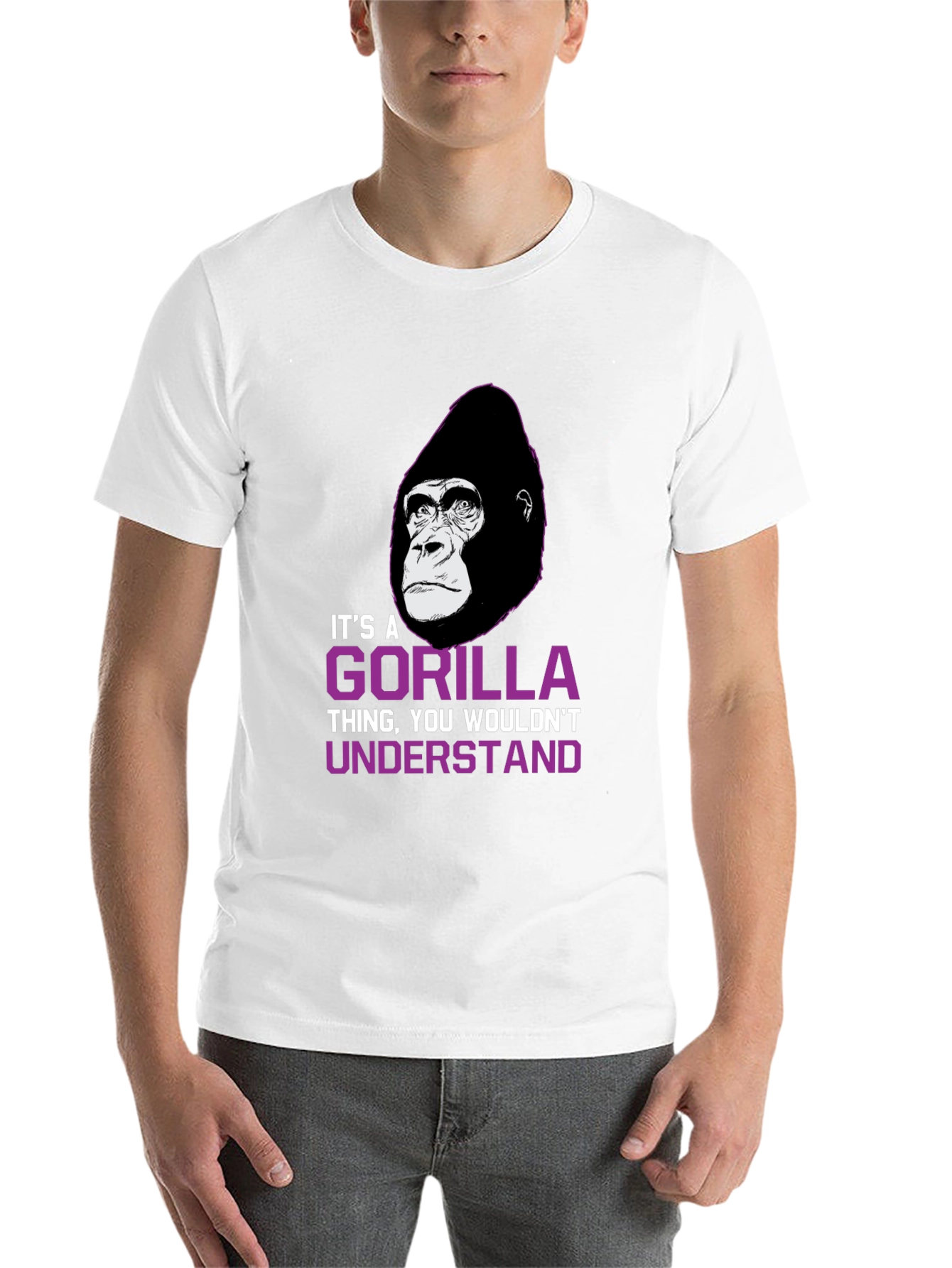 Black It's a Gorilla Thing T-Shirt view 14