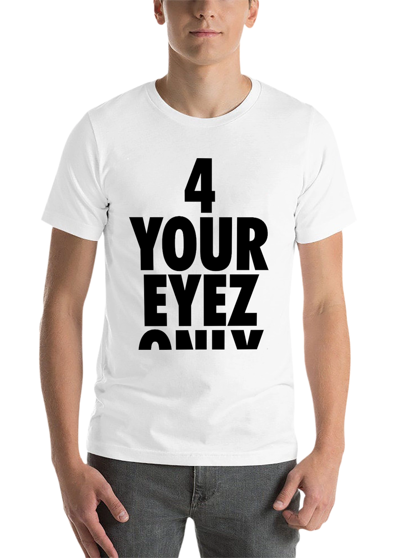 Black 4 Your Eyez Only Graphic T-Shirt view 14