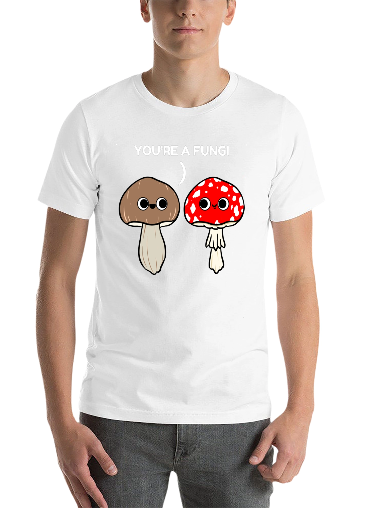 Black You're a Fungi Funny Mushroom T-Shirt view 14