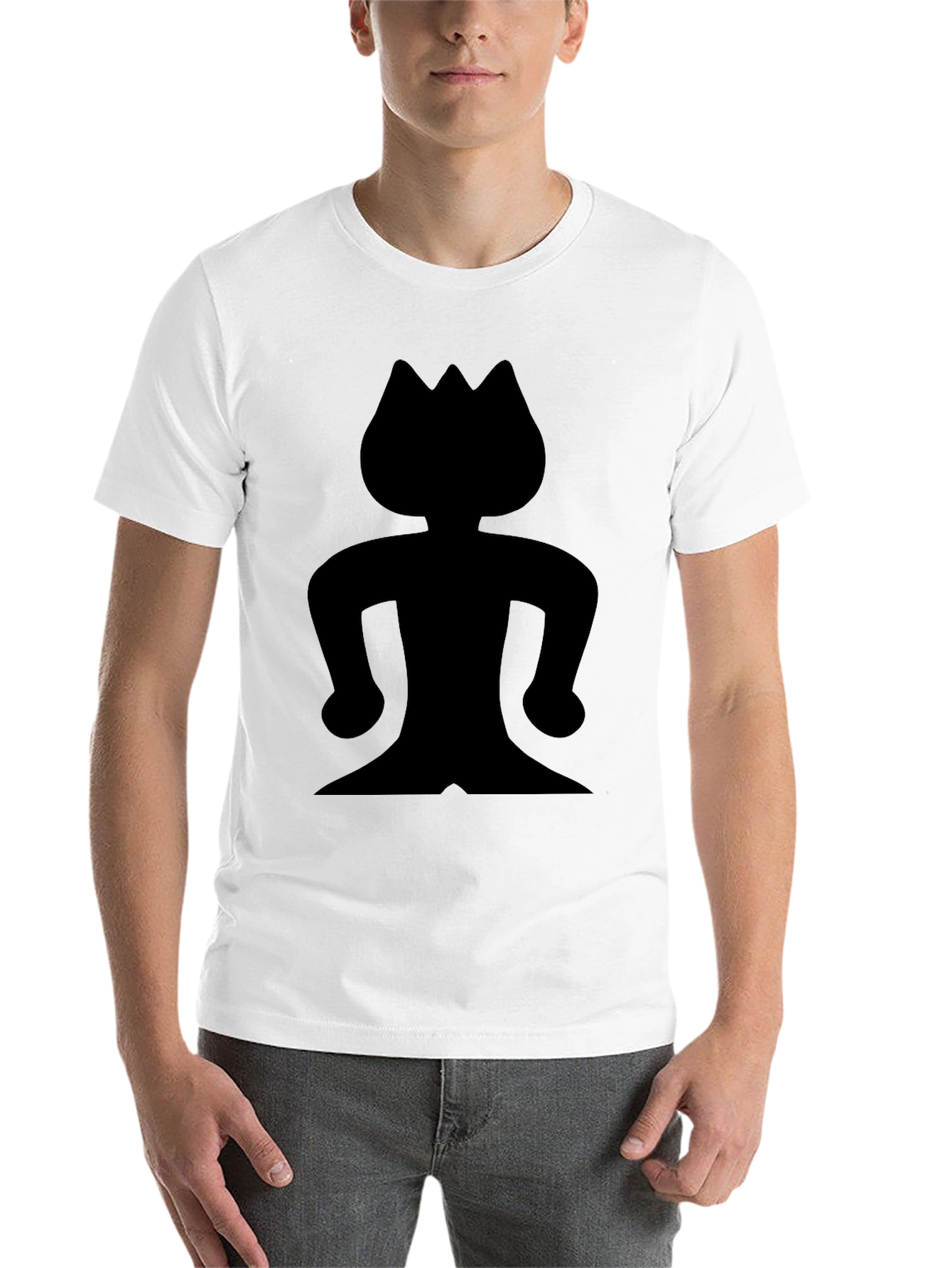 Black Silhouette Graphic Tee - Black view 14