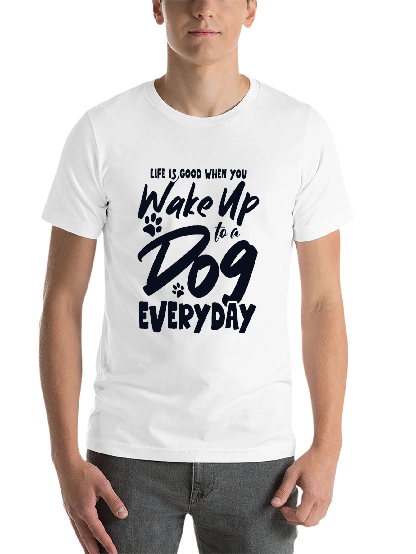 Black Life is Good Dog T-Shirt view 14