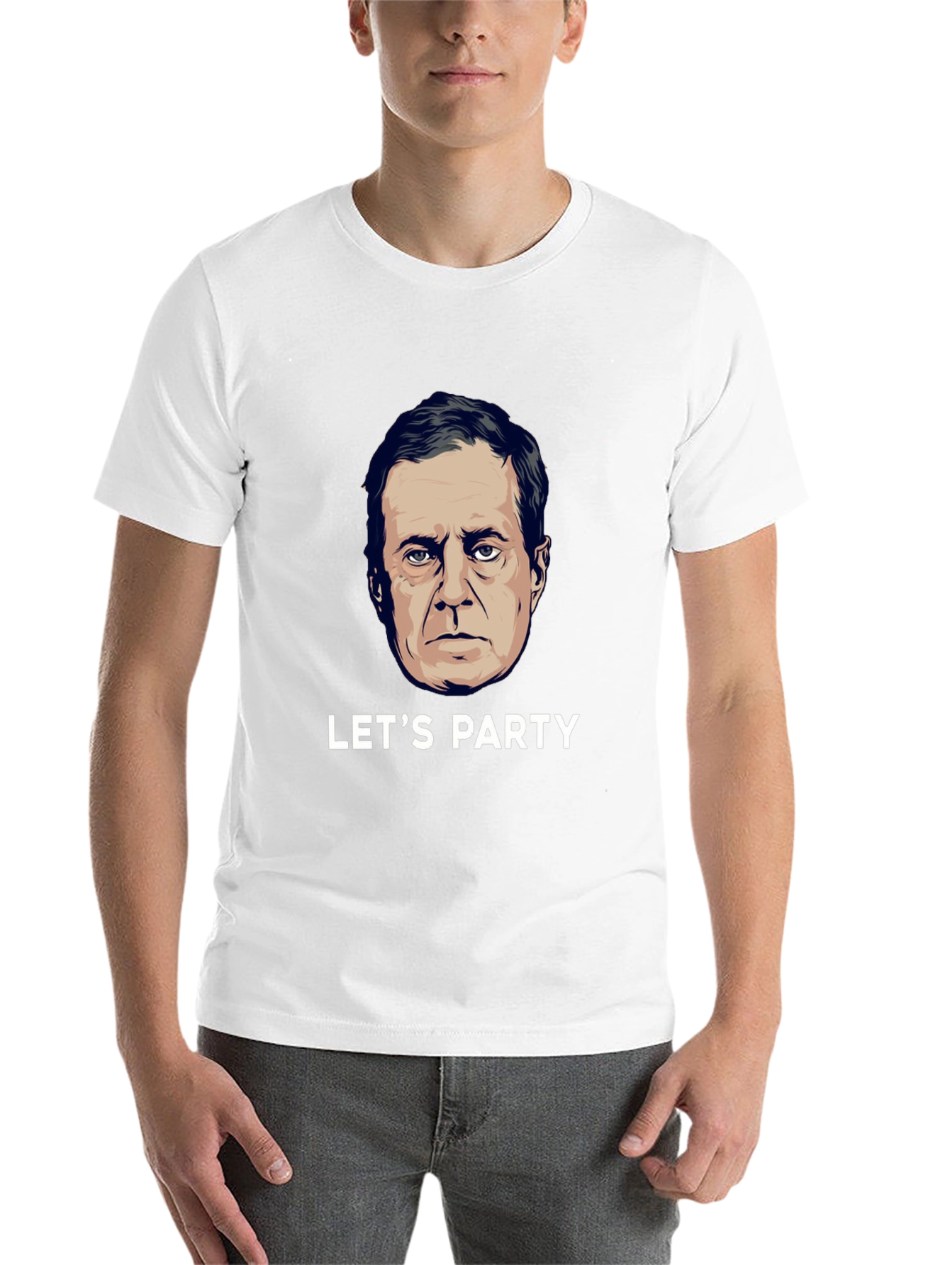Black Let's Party Graphic T-Shirt view 14