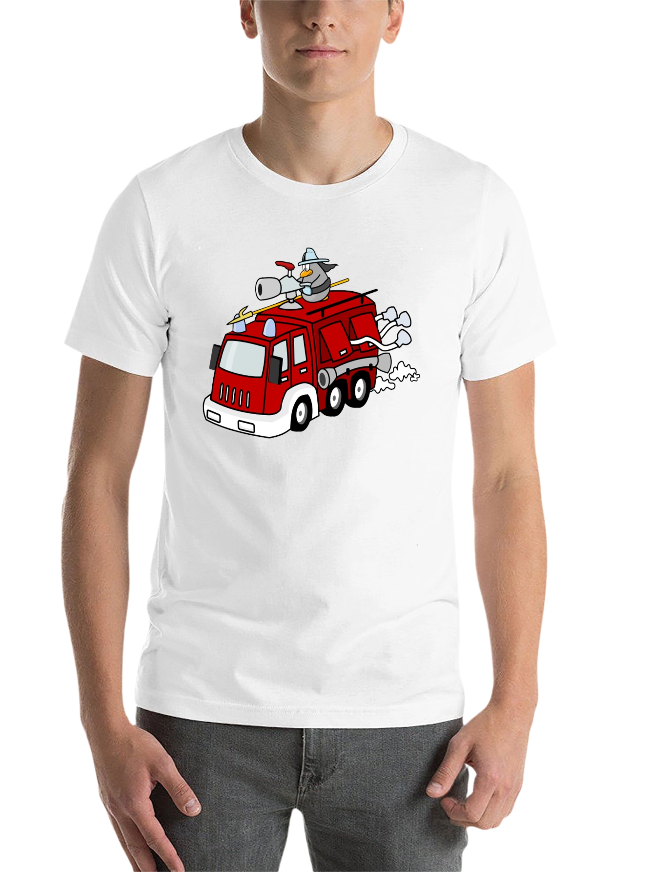 Black Penguin Firefighter T-Shirt view 14