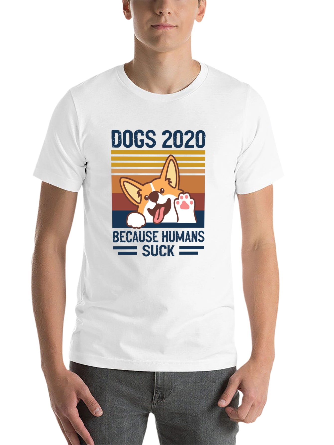 Black Dogs 2020 Graphic Tee - Because Humans Suck view 14
