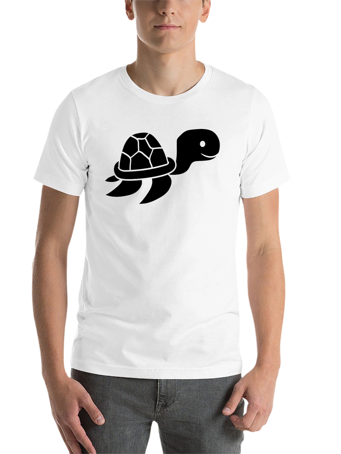 Black Black Turtle Graphic Tee - Casual Comfort view 14