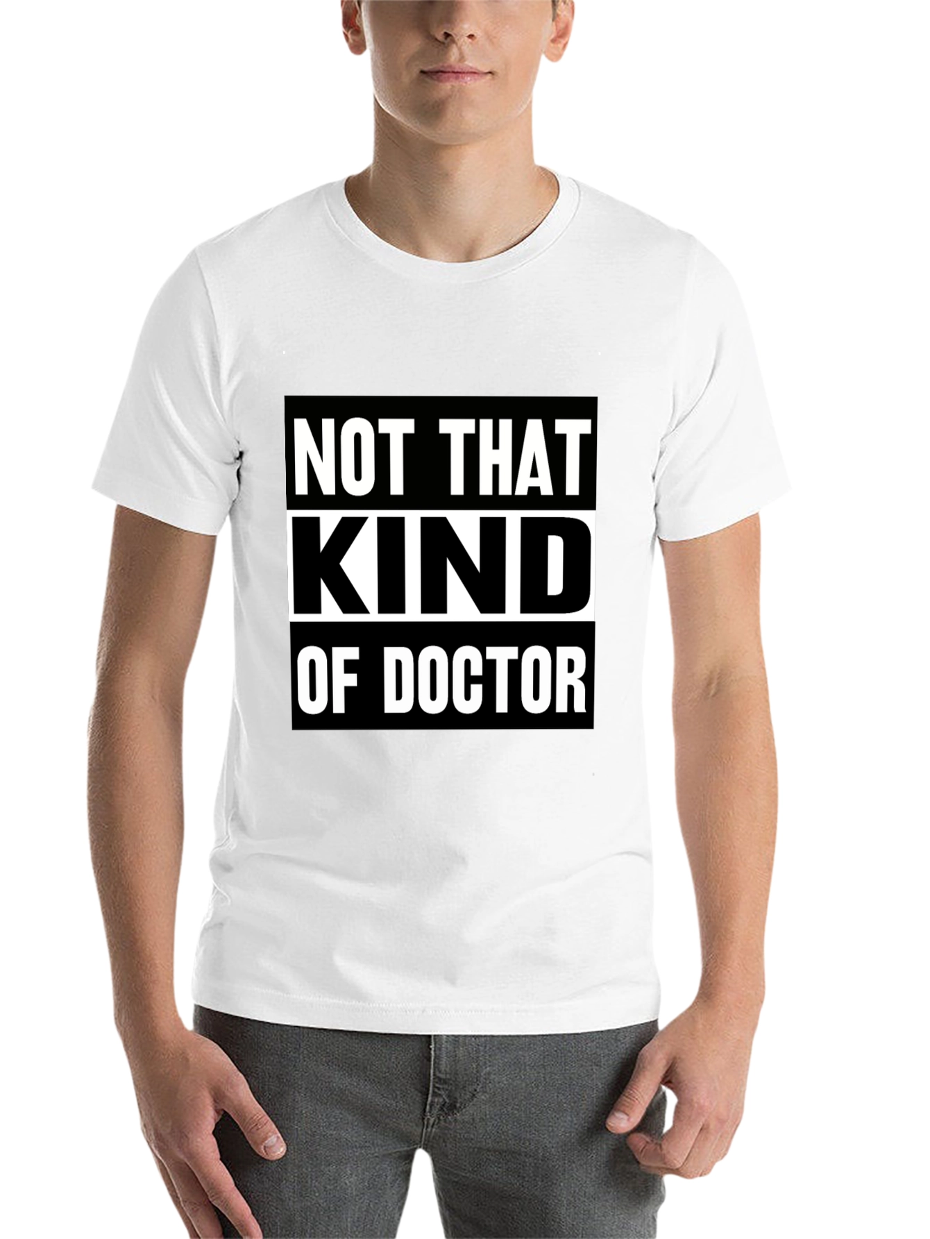 Black Not That Kind Of Doctor T-Shirt view 14