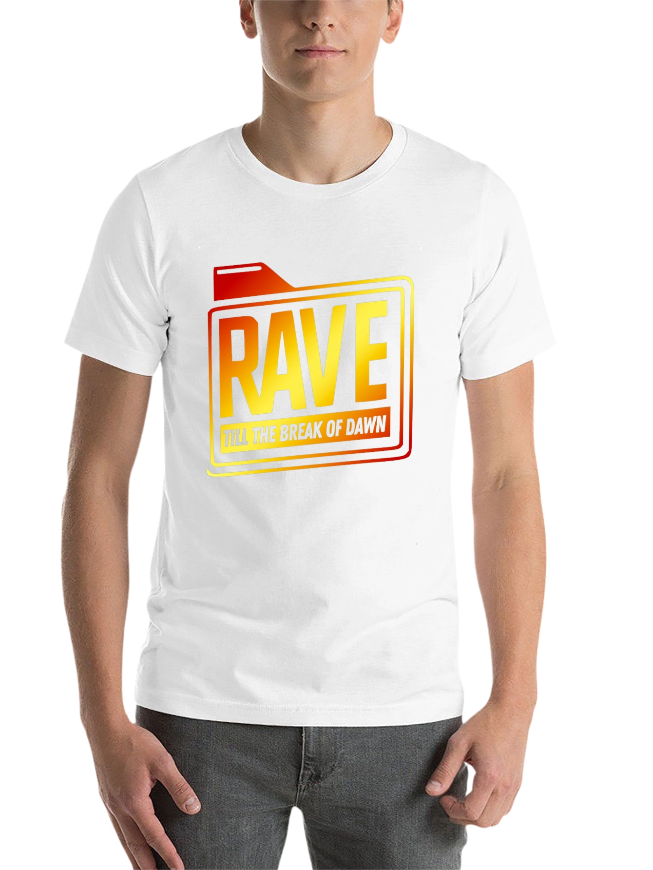 Black Rave Till Dawn Black Graphic Tee view 14