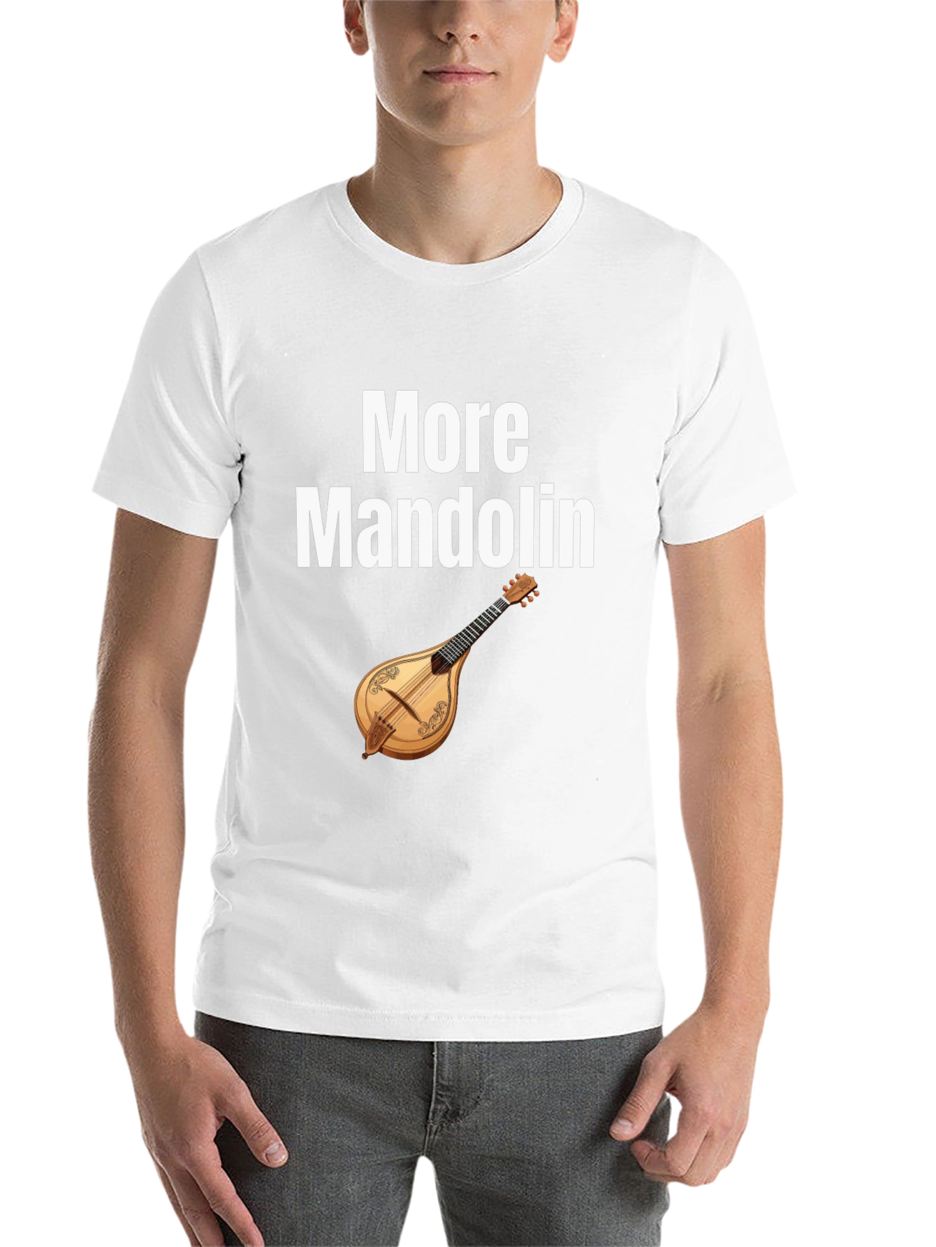 Black More Mandolin T-Shirt: Music Lover's Tee view 14