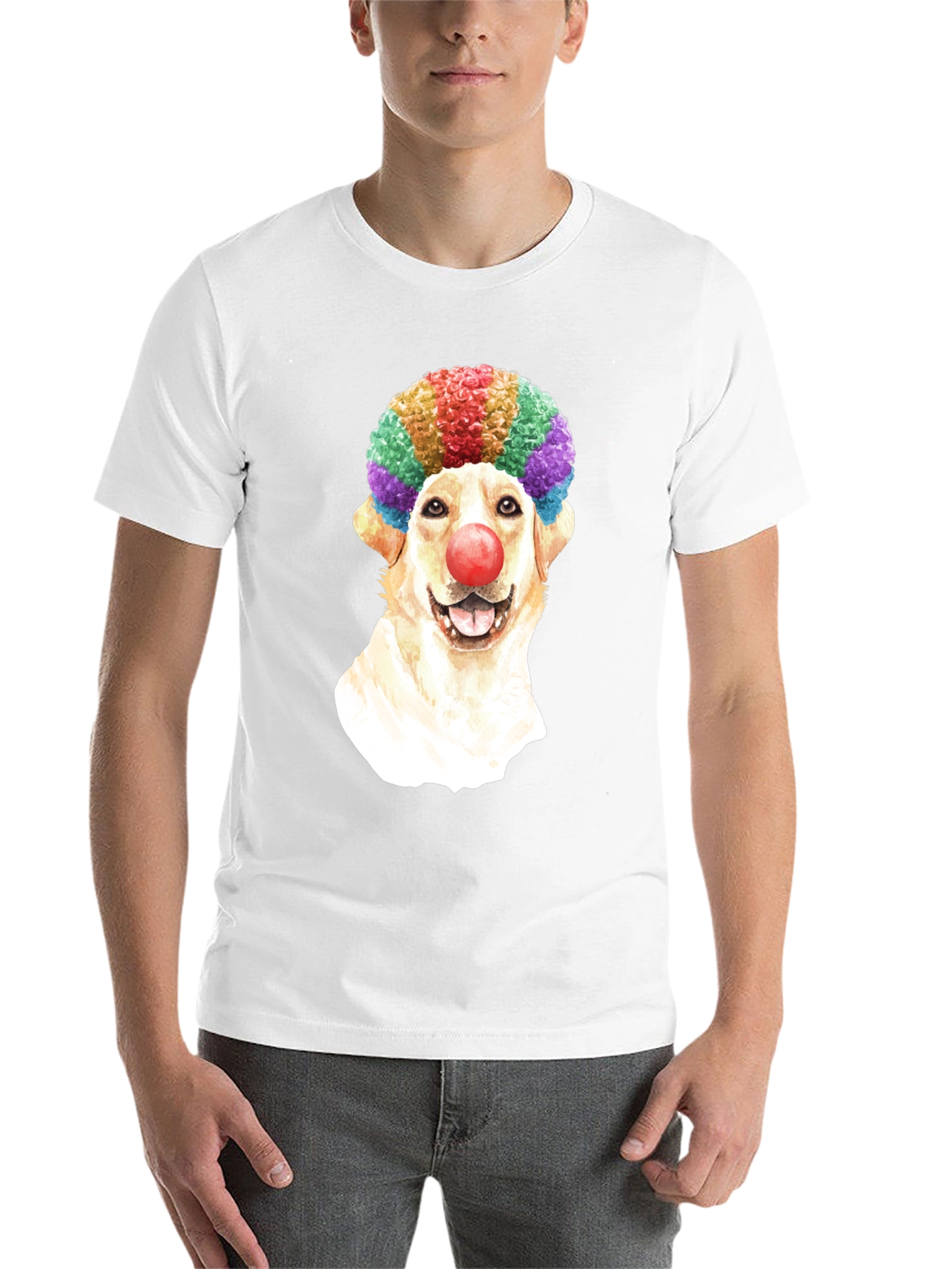 Black Clown Dog T-Shirt view 14