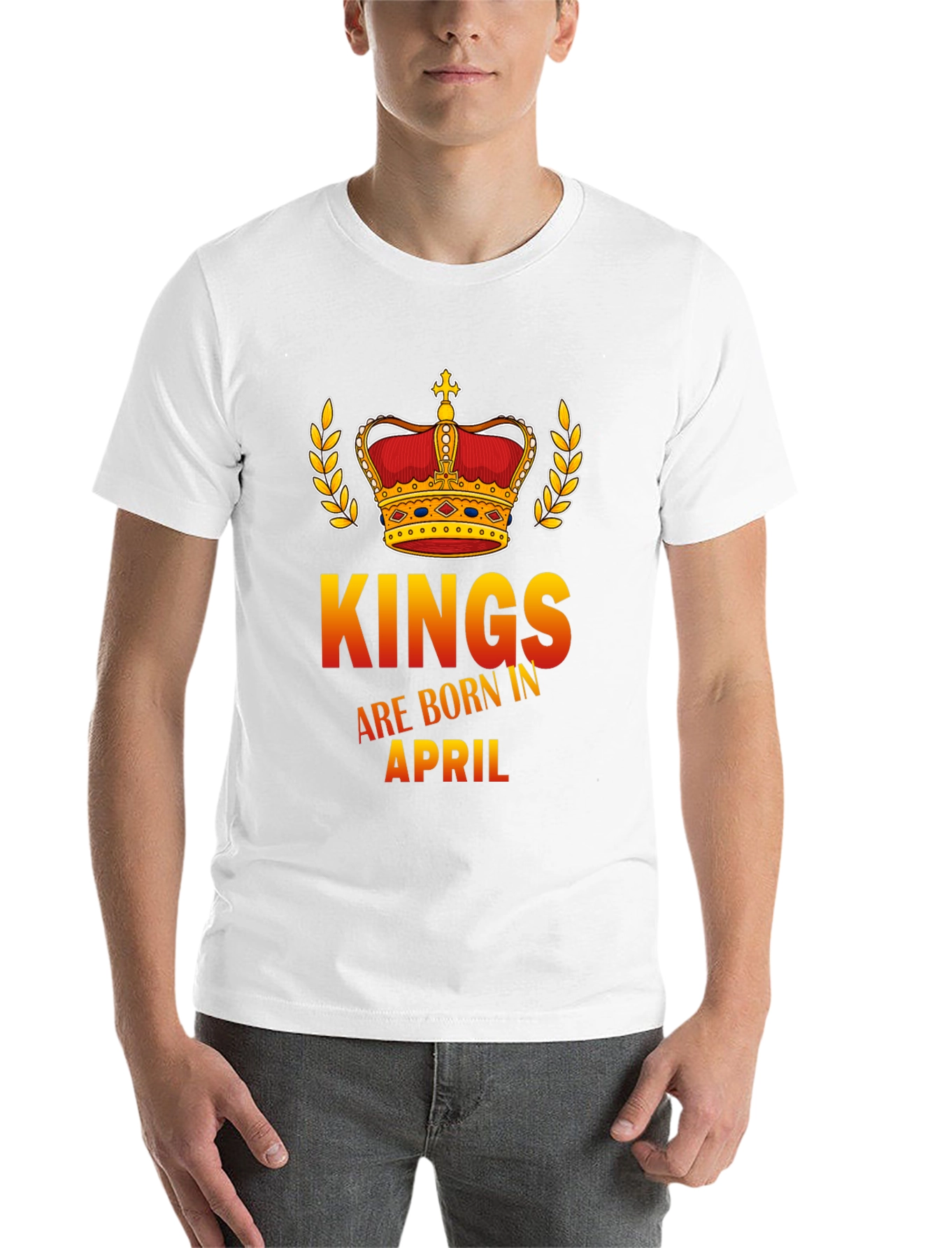 Black Kings Are Born In April Graphic Tee view 14