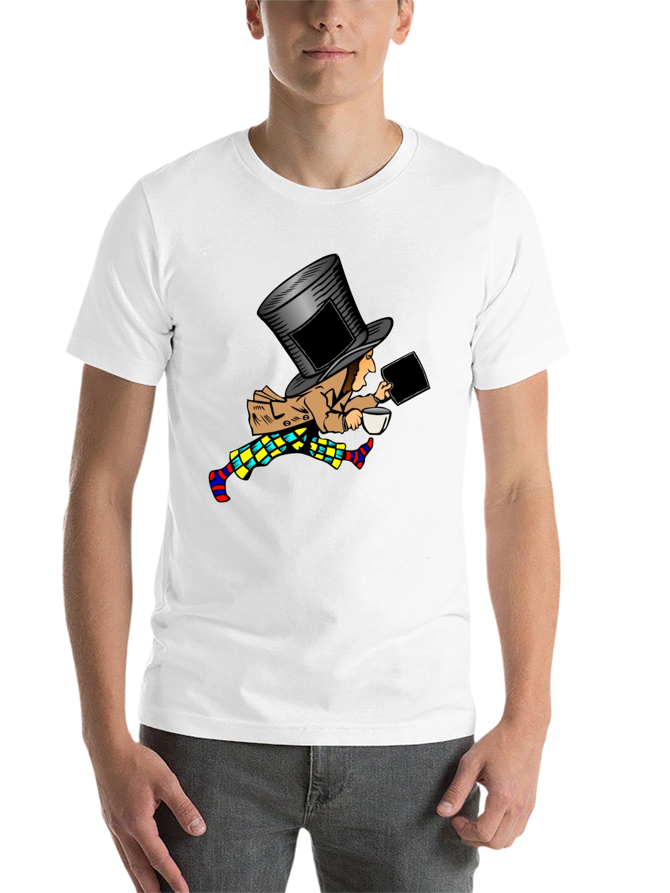 Mad Hatter Graphic Tee - Wonderland Style Shirt - 14
