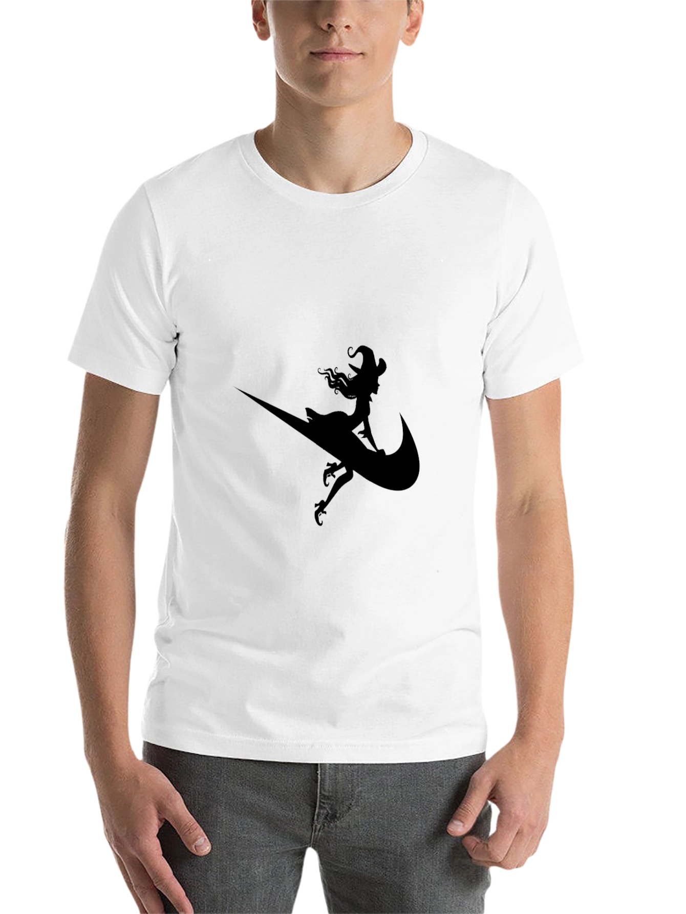 Black Witch Nike Swoosh Black T-Shirt view 14