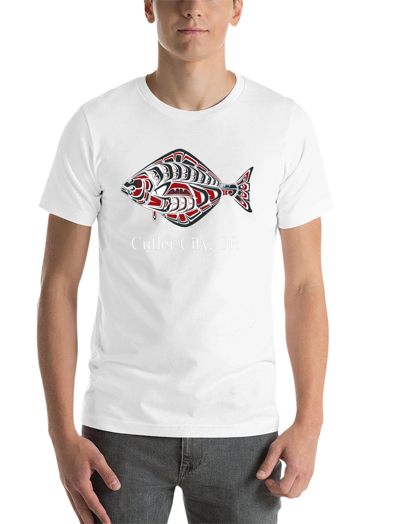 Black Cutler City, OR Fish Graphic Tee view 14