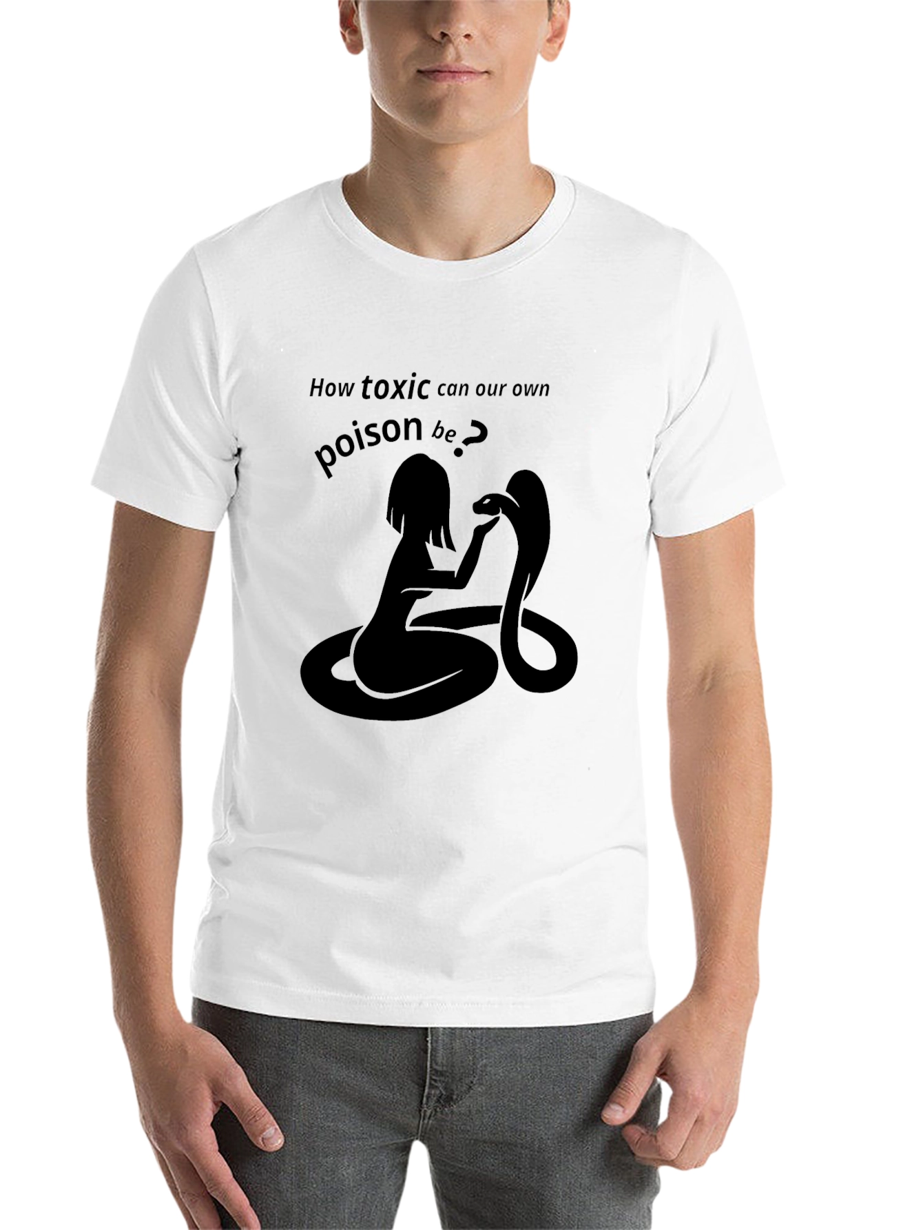 Black Toxic Poison Graphic Tee - Black T-Shirt view 14