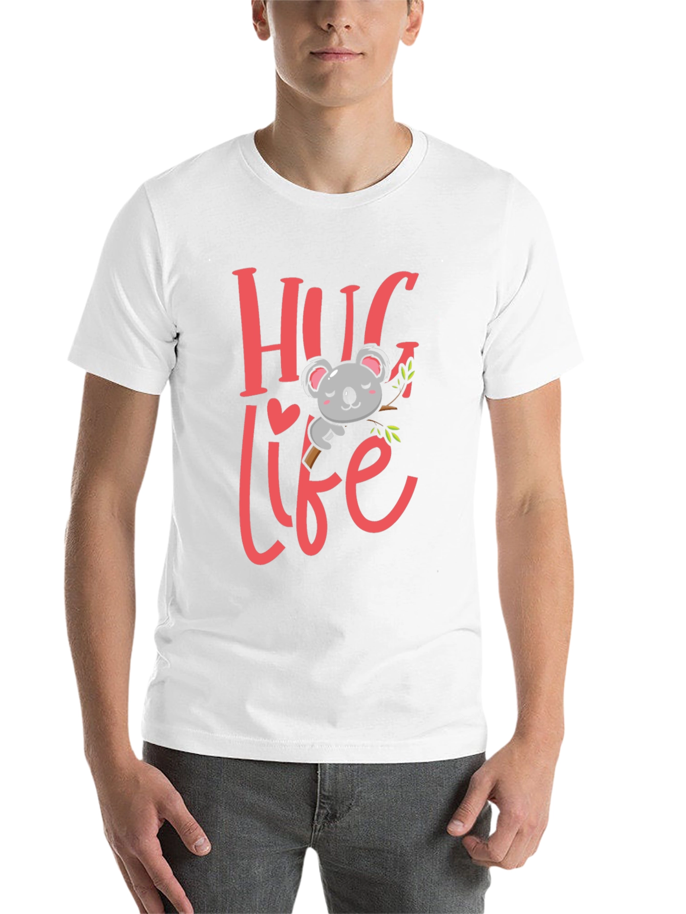 Black Hug Life Koala Bear Graphic Tee view 14