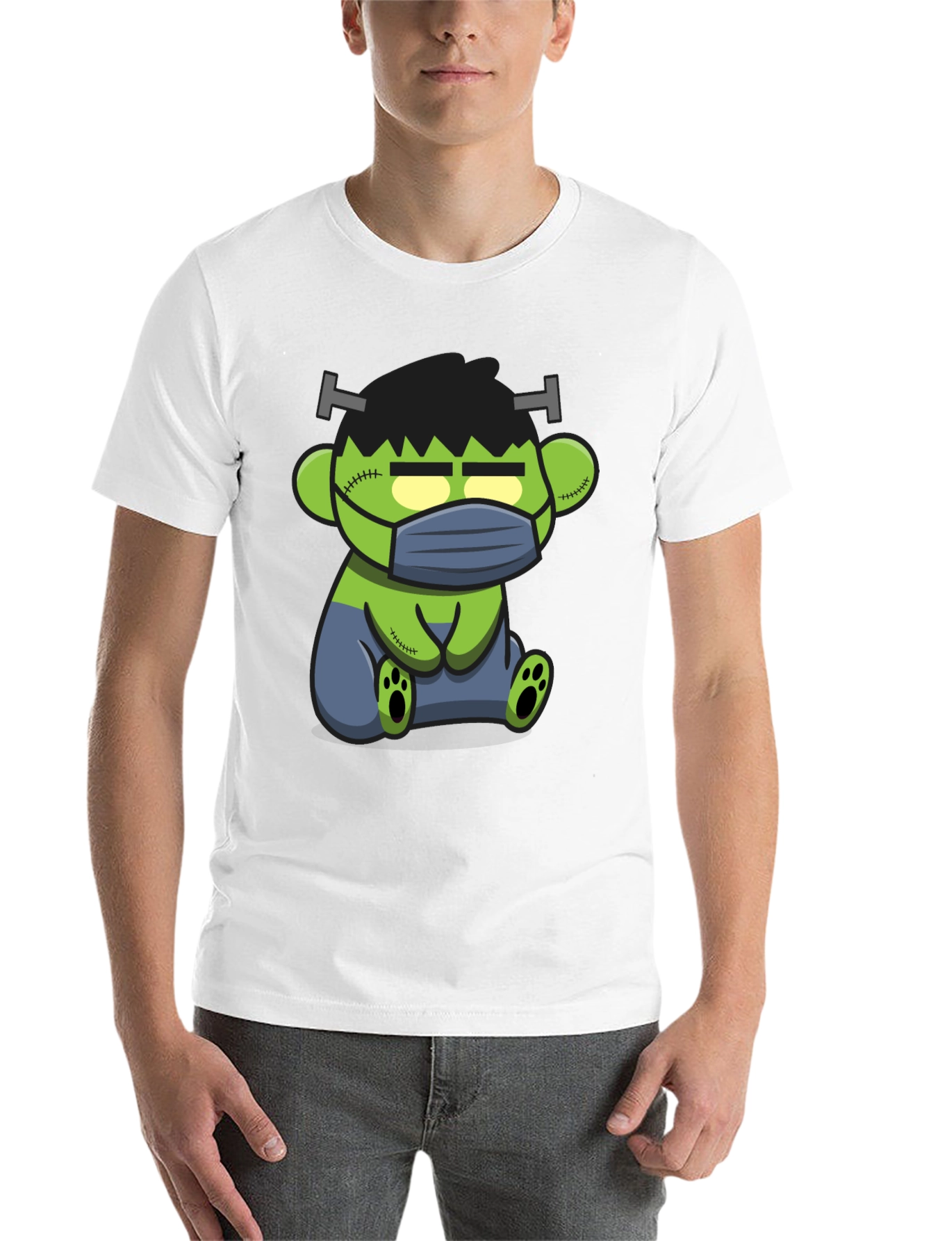Black Frankenstein Bear T-Shirt - Halloween Edition view 14
