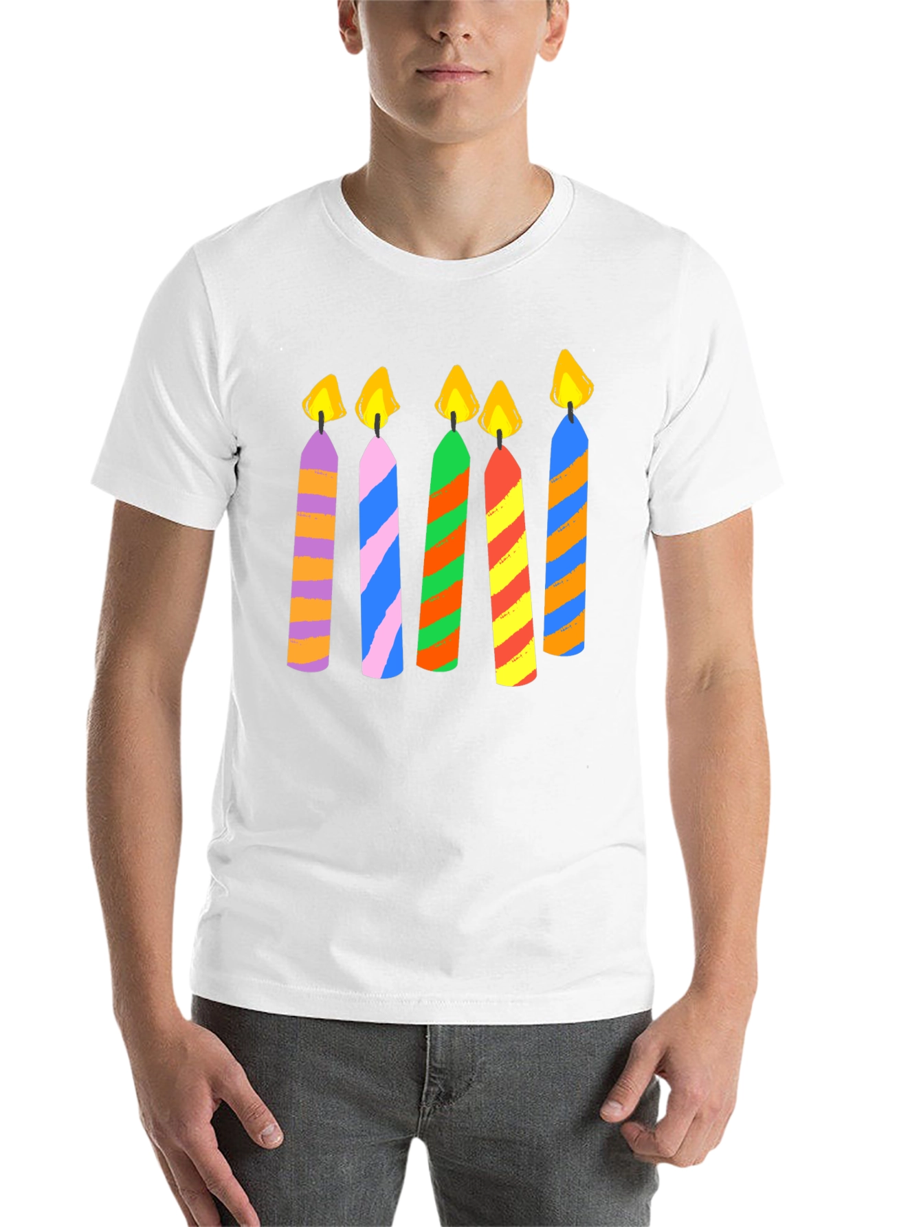 Black Candle Graphic Black T-Shirt view 14