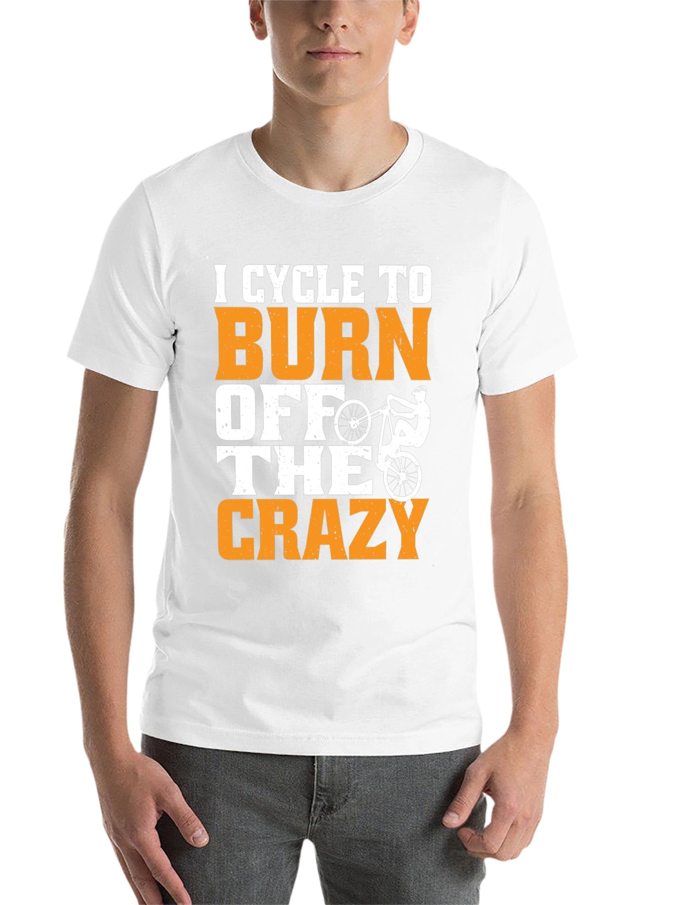 Black Cycle To Burn Off The Crazy T-Shirt view 14