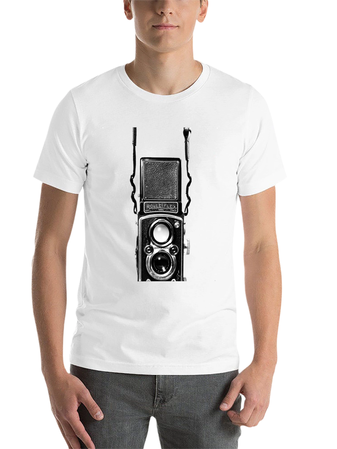 Black Vintage Camera Graphic Tee - Classic Cool view 14