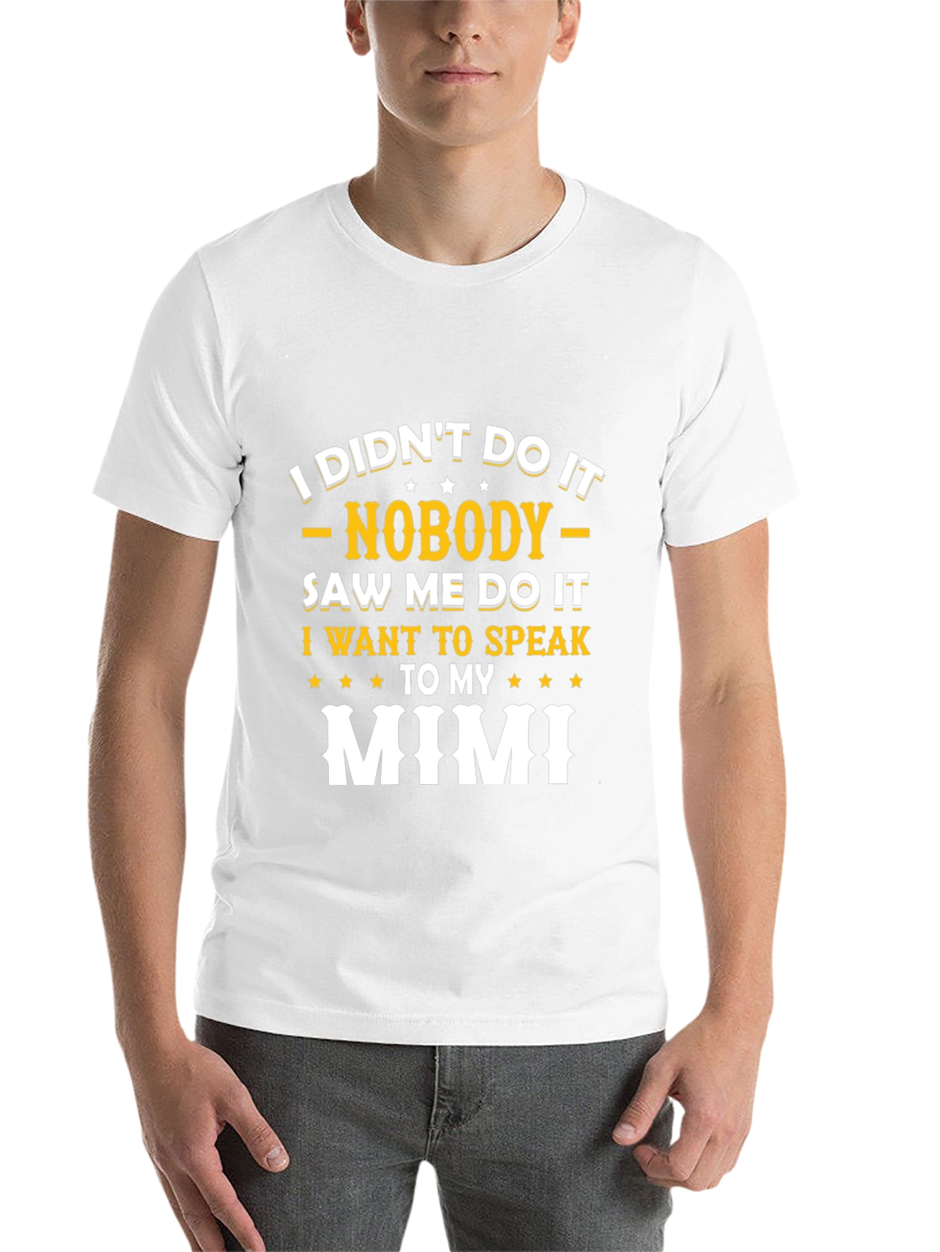 Black I Didn't Do It Mimi T-Shirt view 14