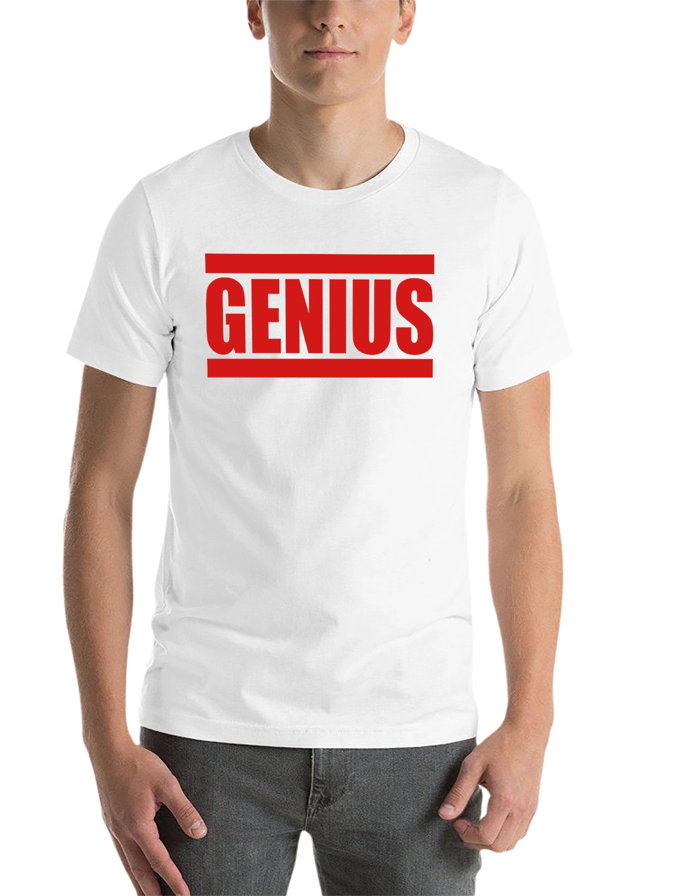 Black Genius Graphic Tee - Bold Statement T-Shirt view 14