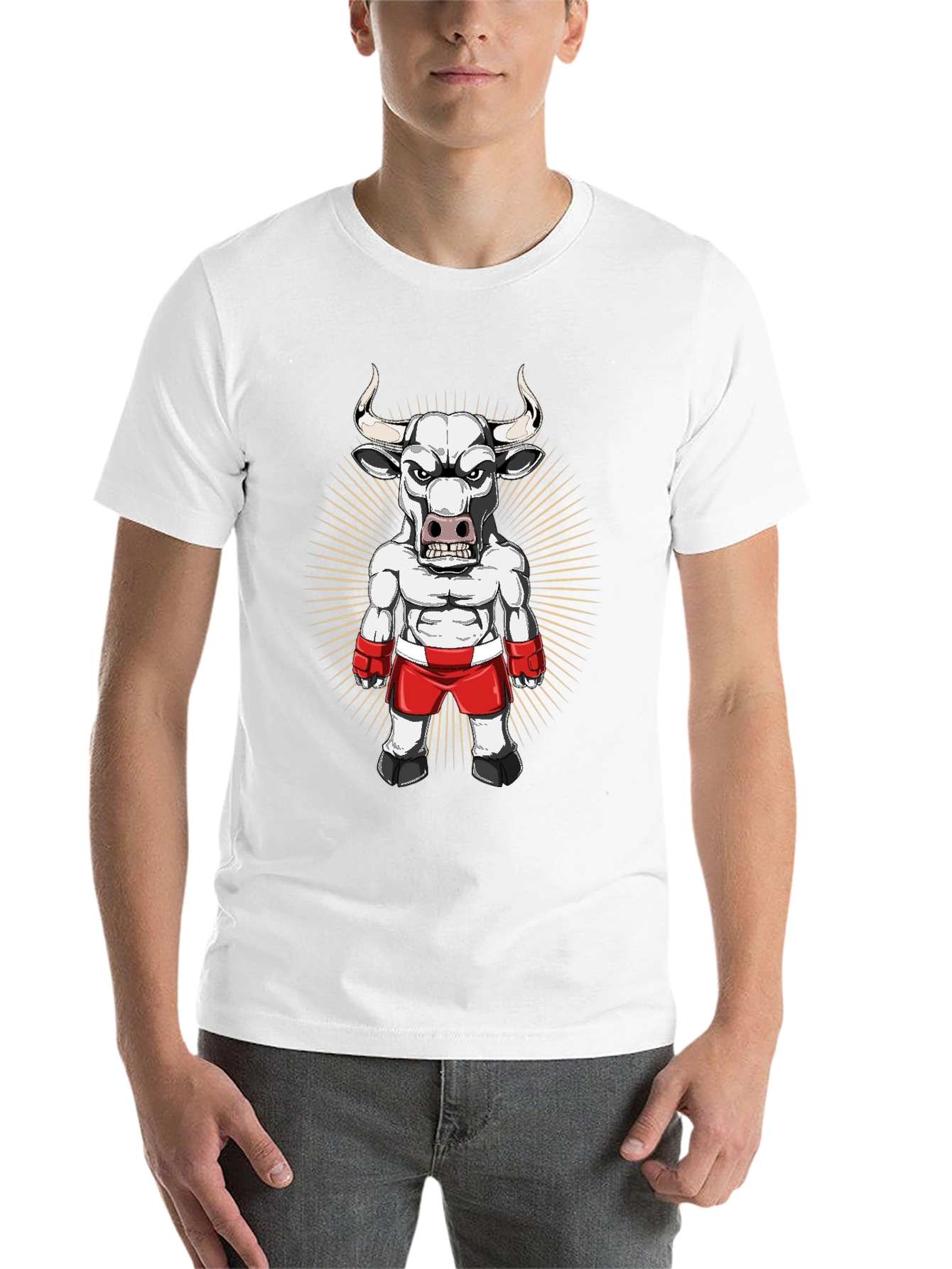 Black Bull Boxer Graphic Tee - Black view 14