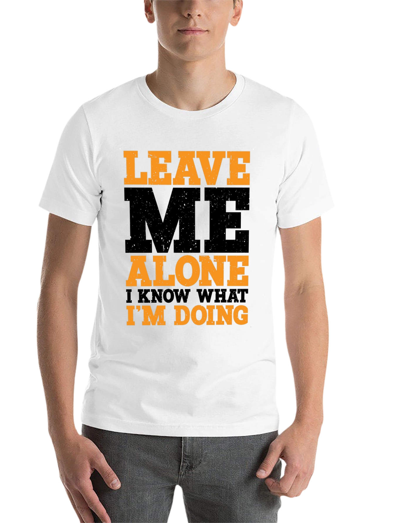Black Leave Me Alone Graphic Tee - I Know What I'm Doing! view 14