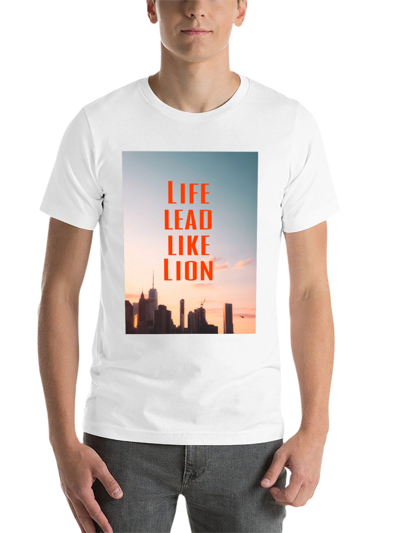 Black Life Lead Like Lion Graphic Tee view 14