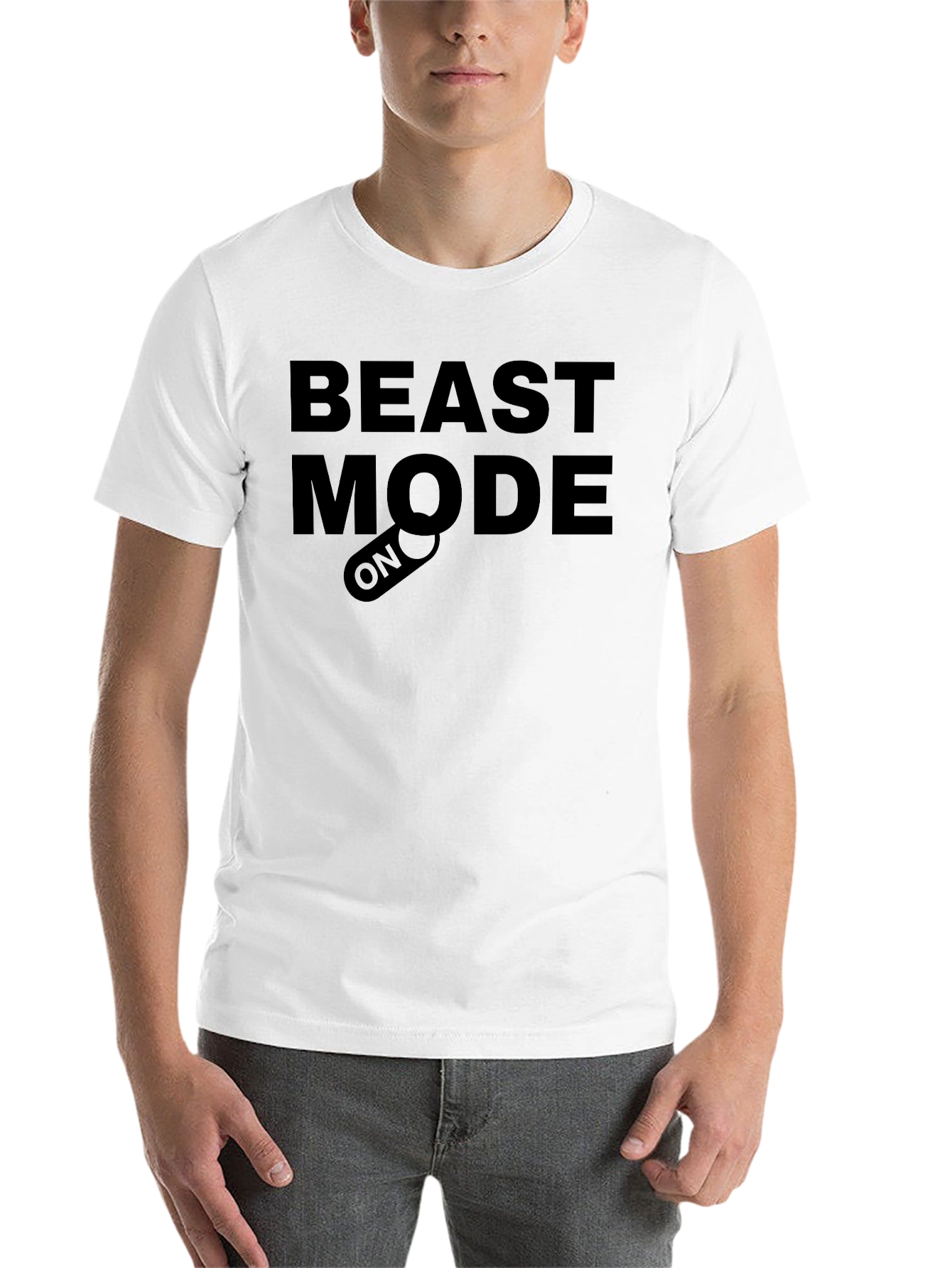 Black Beast Mode On T-Shirt - Black Graphic Tee view 14