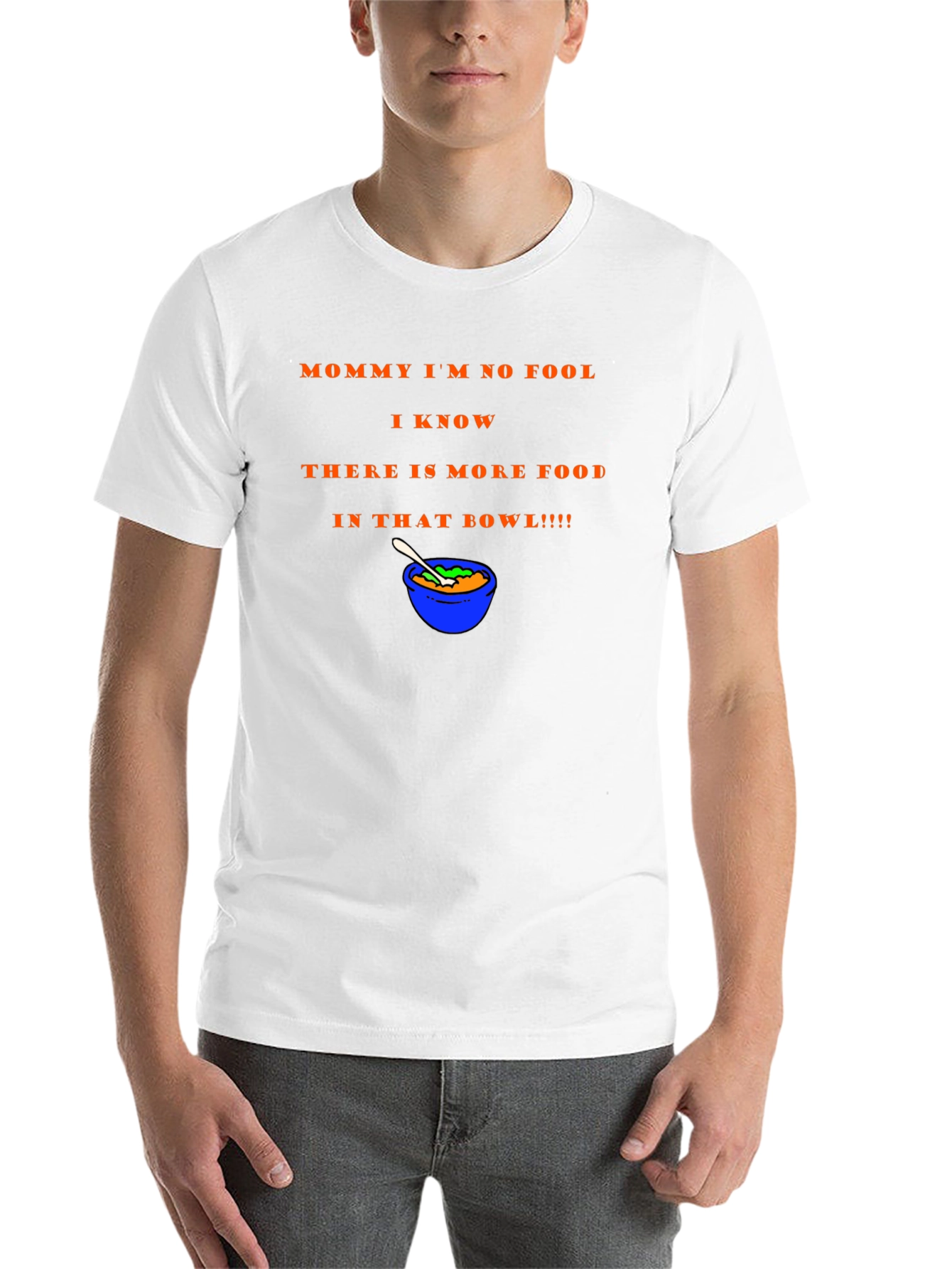 Black Funny 'More Food' Graphic Tee view 14