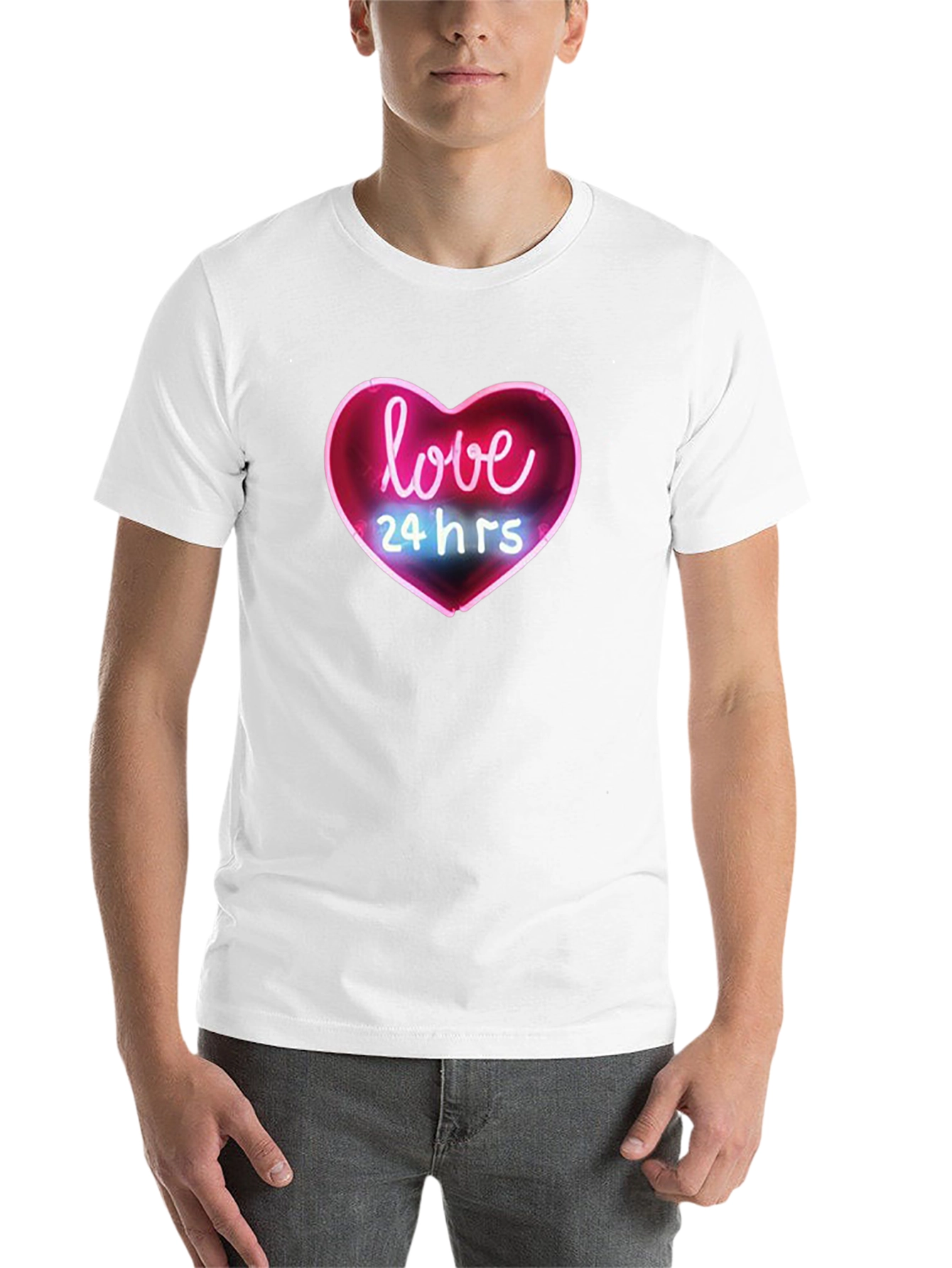 Black Love 24 Hrs Graphic Tee - Black view 14