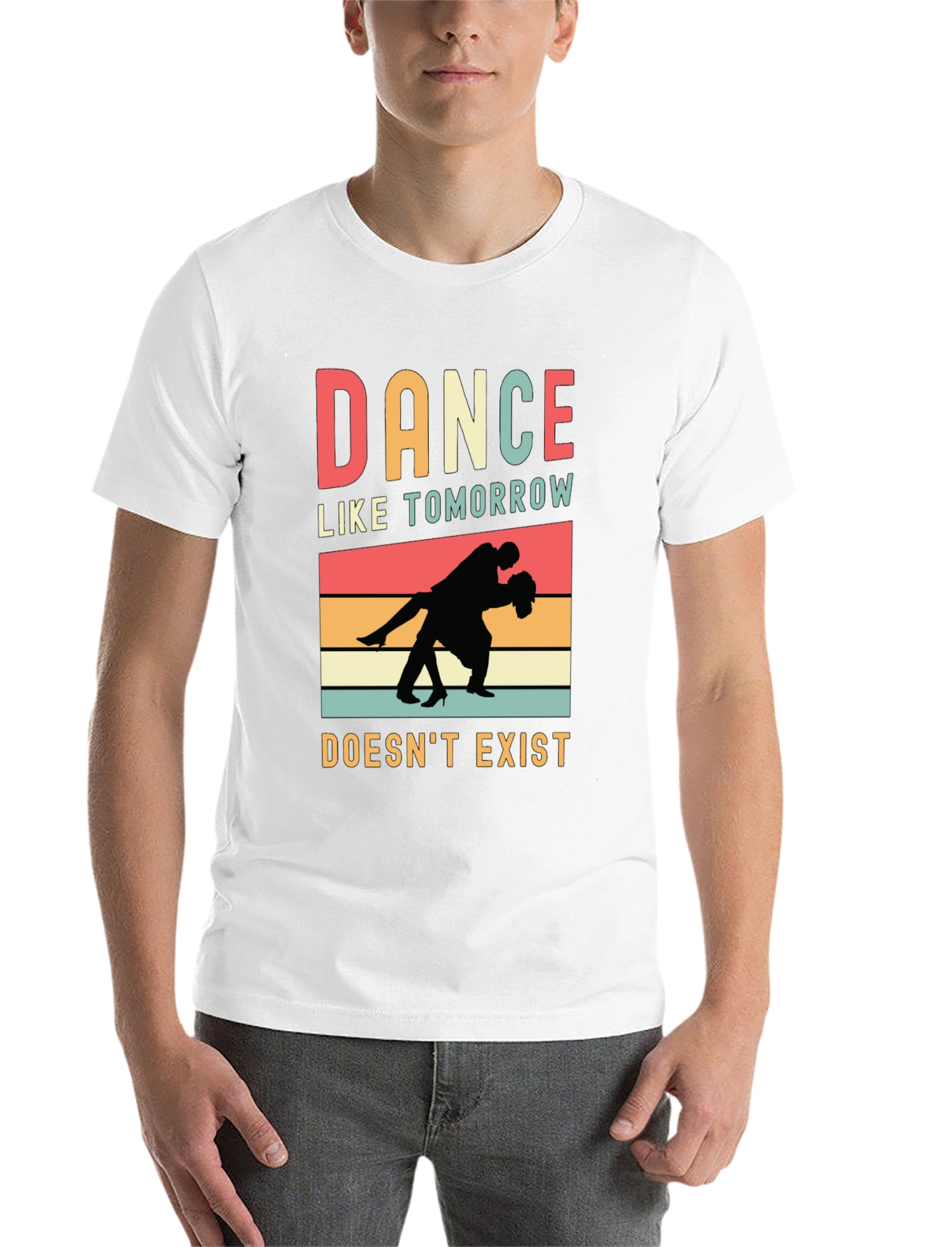 Black Dance Like Tomorrow Doesn't Exist Graphic Tee view 14