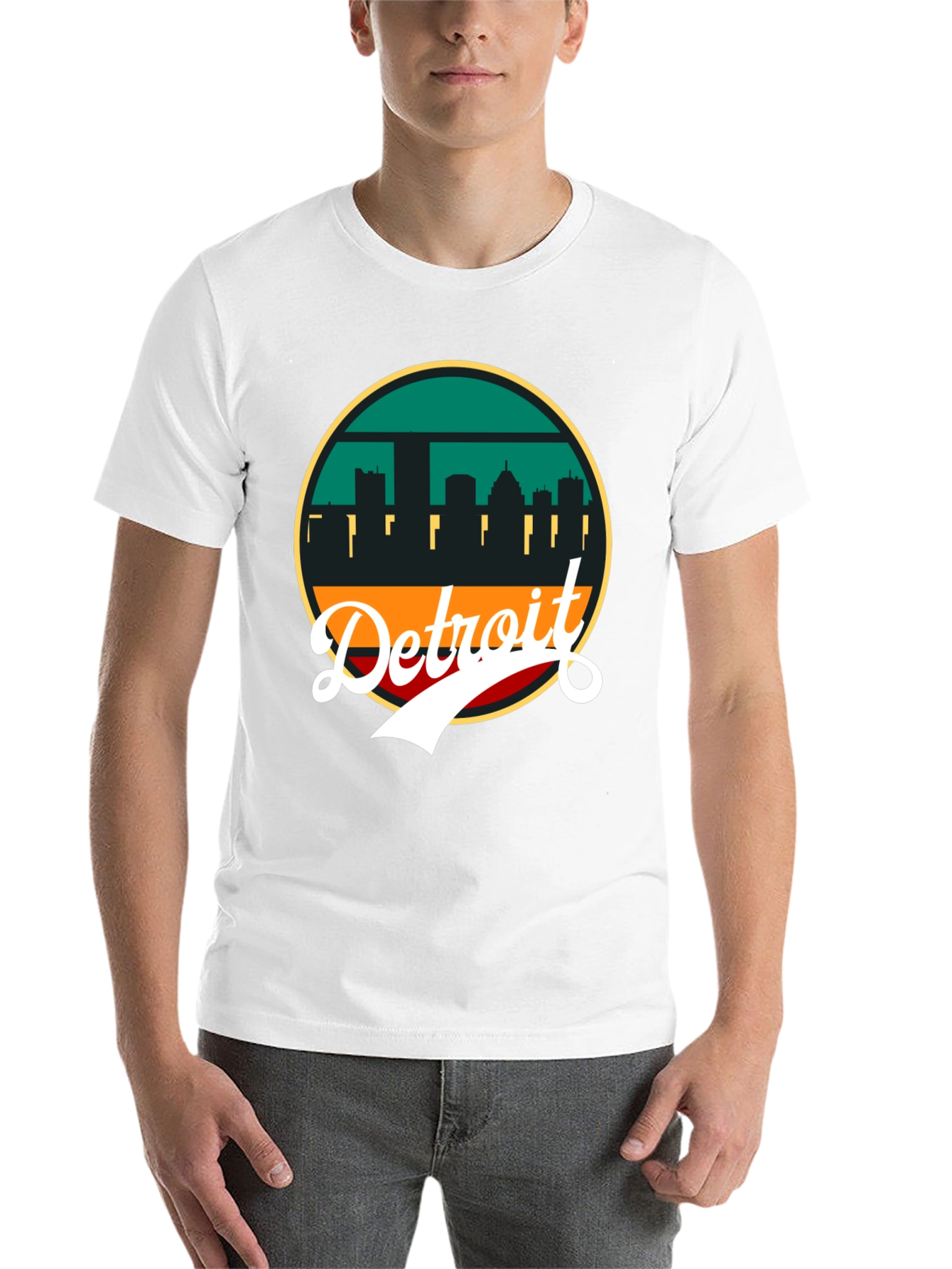 Detroit Skyline Graphic Tee - Urban Style - 14