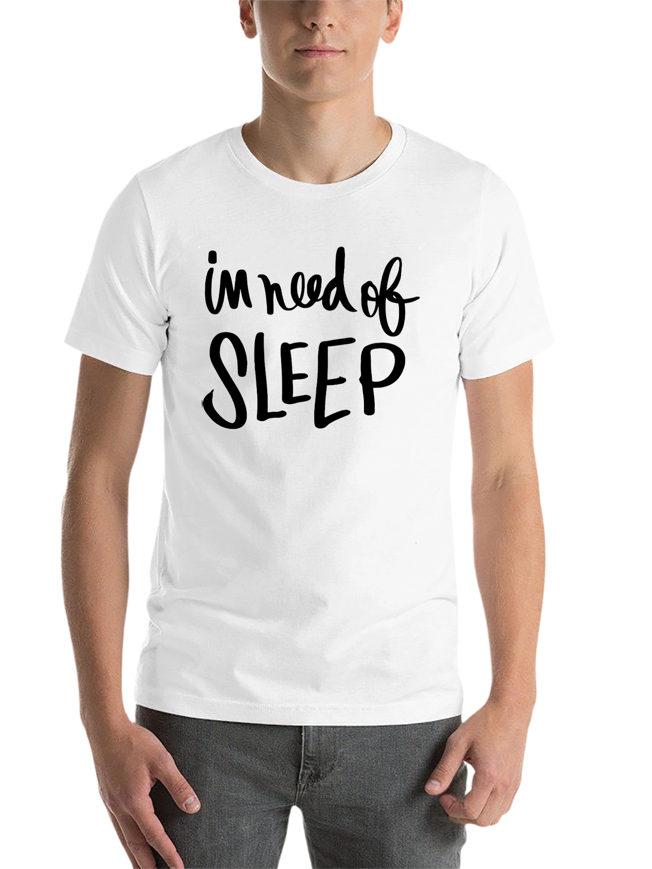 Black In Need of Sleep Black Graphic Tee view 14