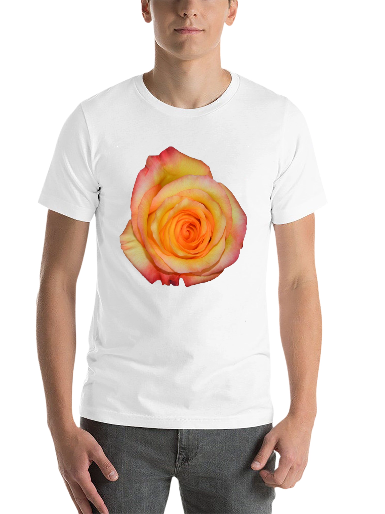 Black Rose Graphic Black T-Shirt view 14